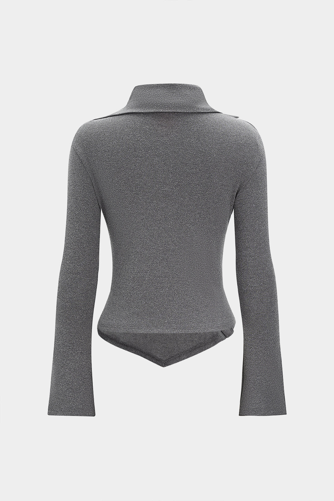 Women's Asymmetric Button Top – Sculptural Style & Chic