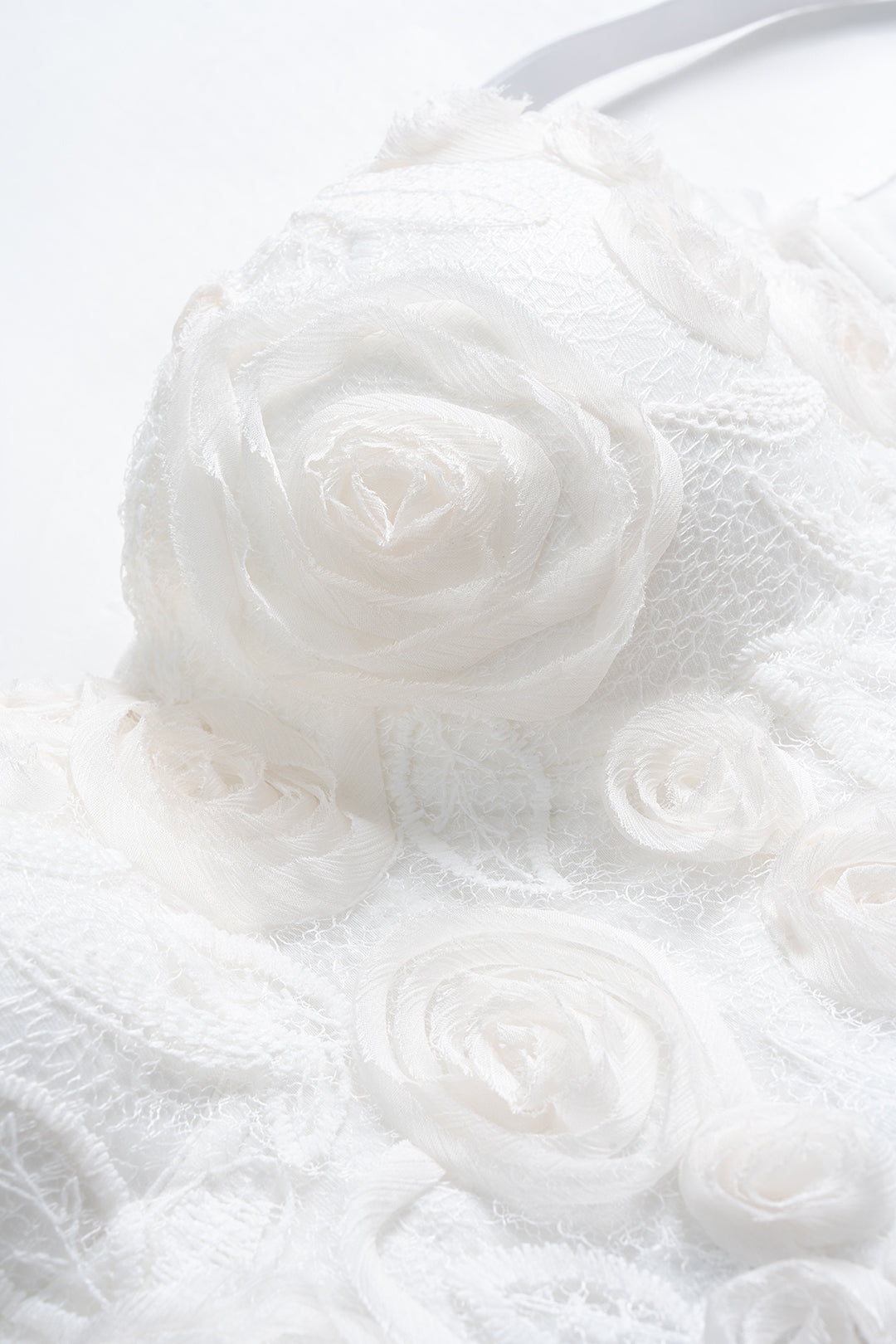 3D Floral Backless Cami Top