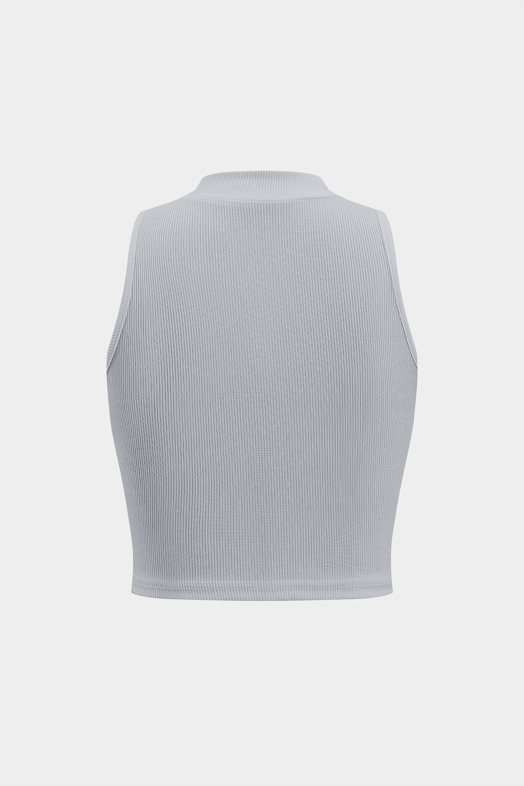 Basic textured sleeveless tank top