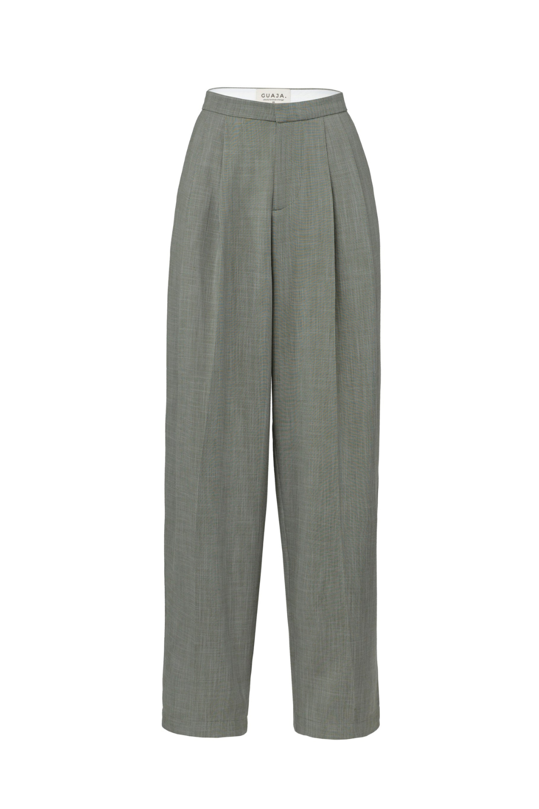 Moss Relaxed Wide-Leg Trousers