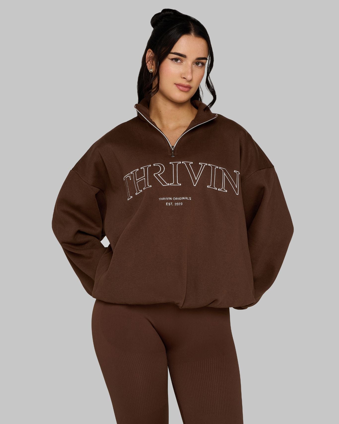 Original Halfzipper Sweater | Bourbon Brown