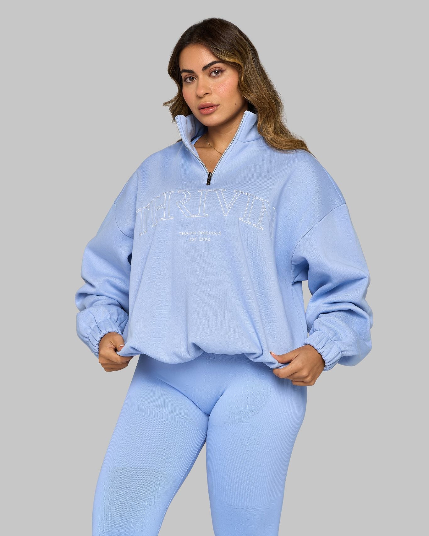 Chiara Original Halfzipper Sweater | Glacier