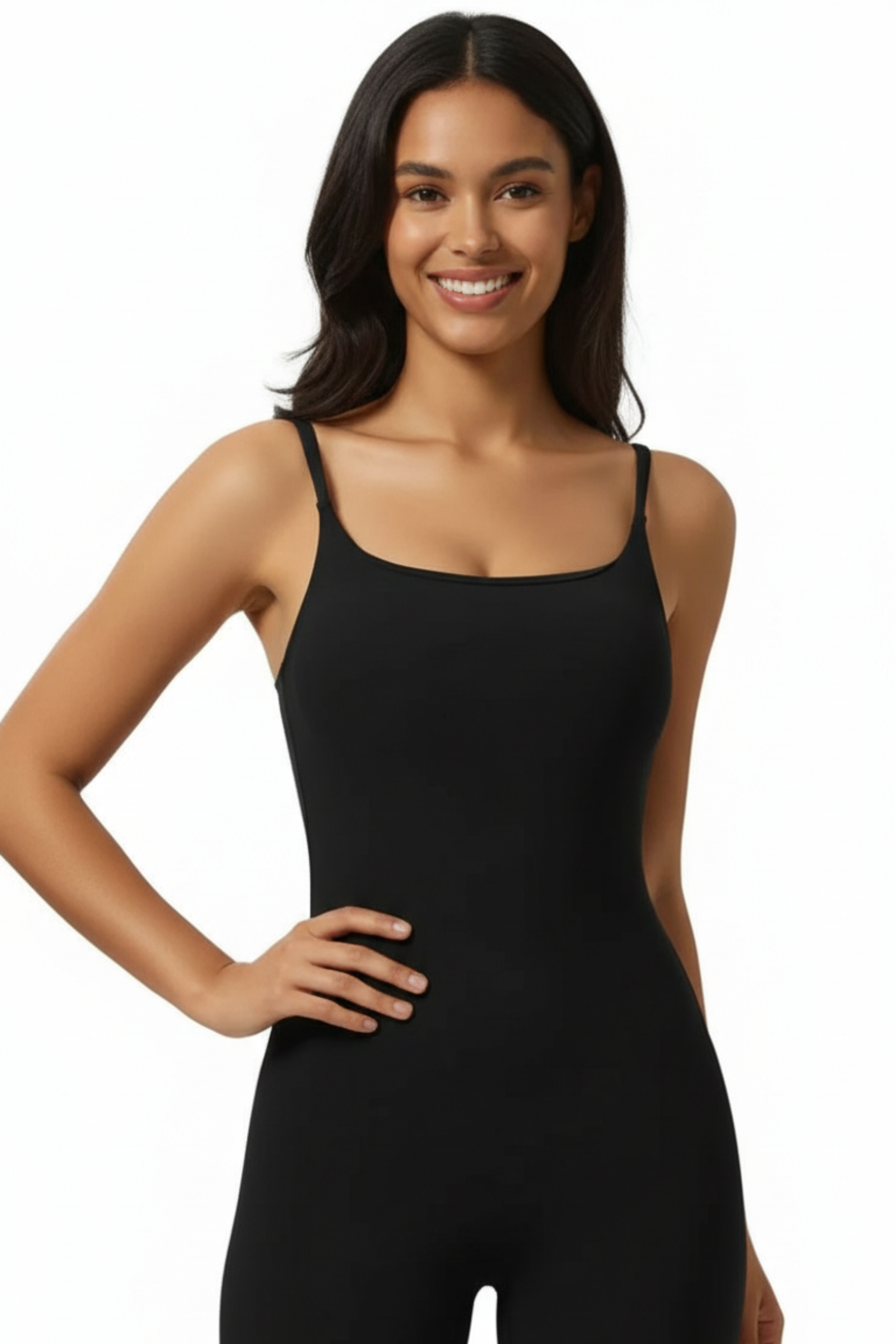 Contour Fit Bodysuit – Black