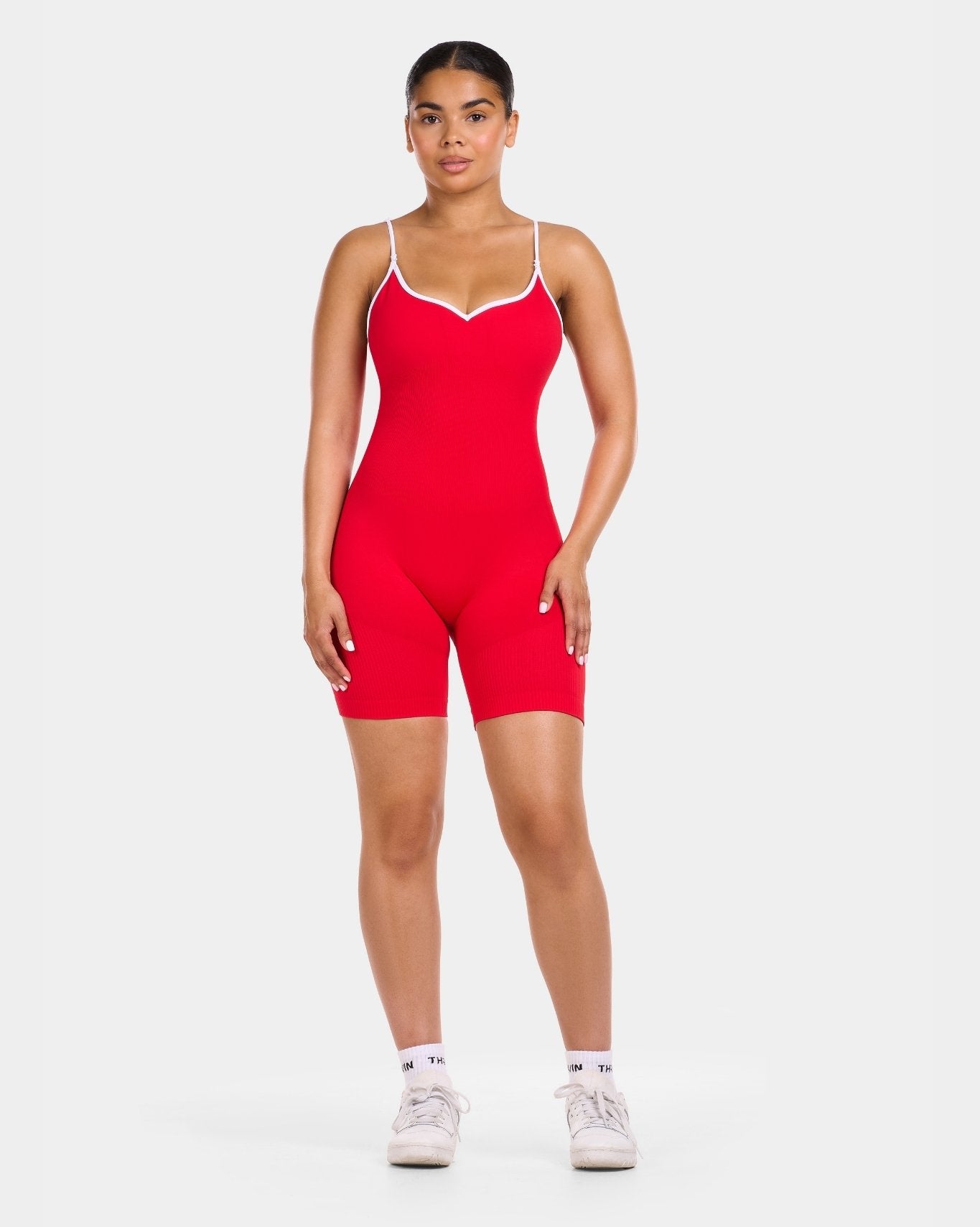 Hotline Multi-Way Sculpt Seamless Bodysuit | Baywatch Red