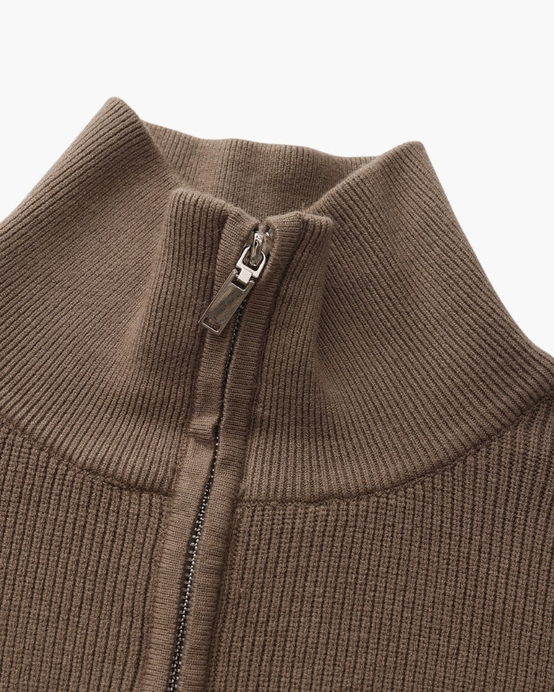 Refined Half-Zip Knit Pullover