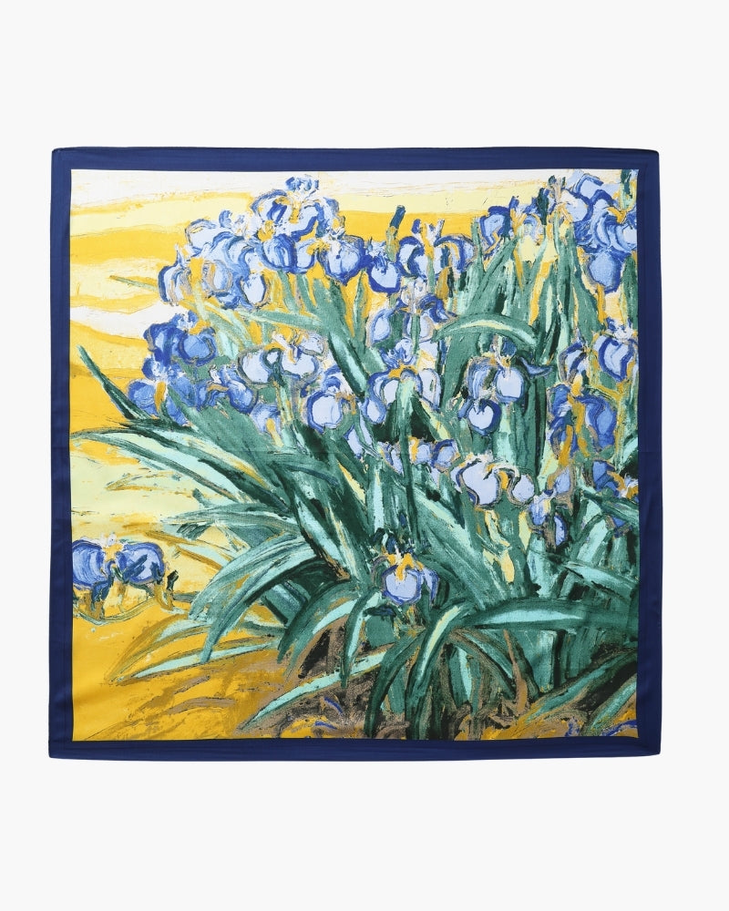Old Money Impressionist Garden Scarf