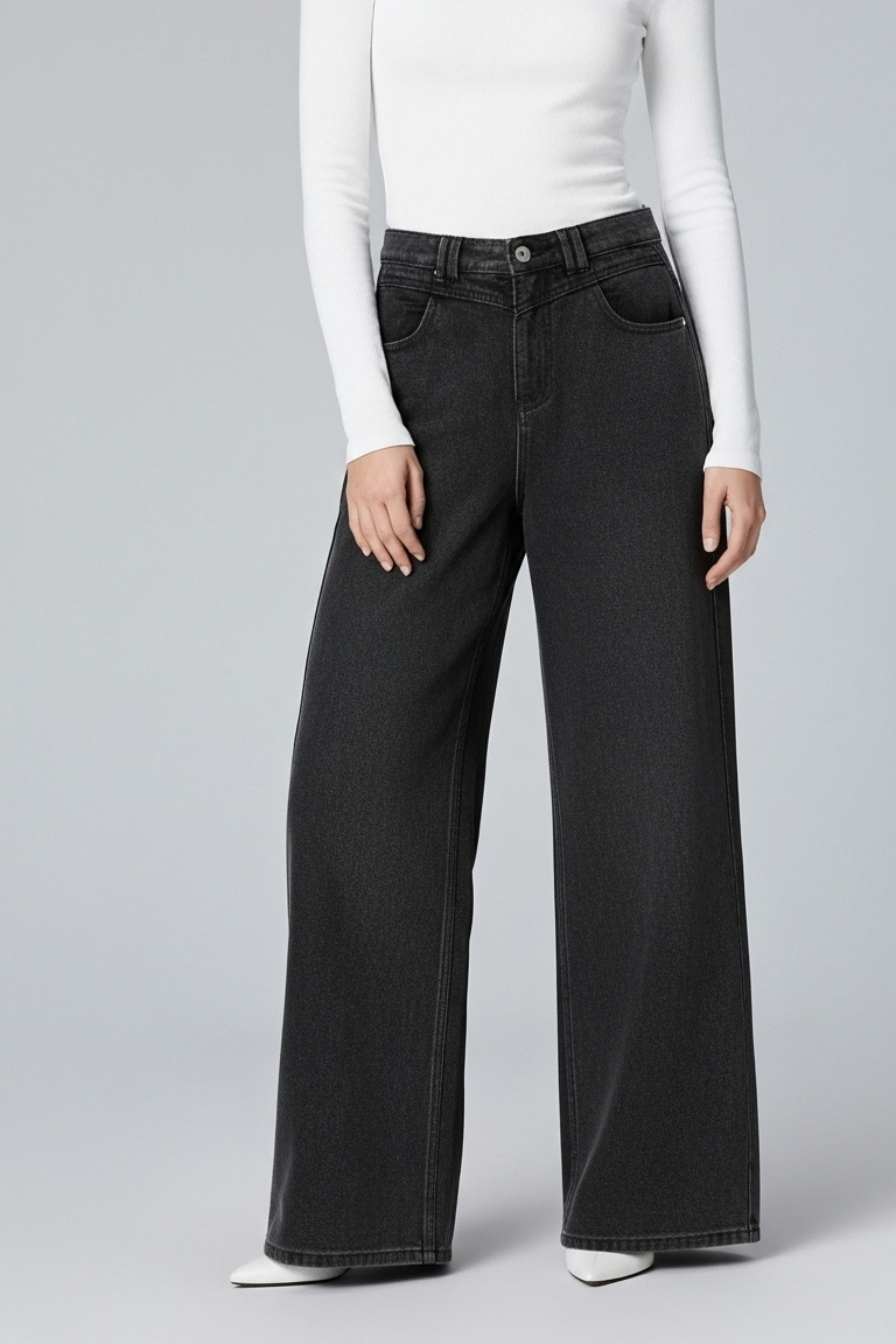 Elevate High-Rise Wide-Leg Jeans