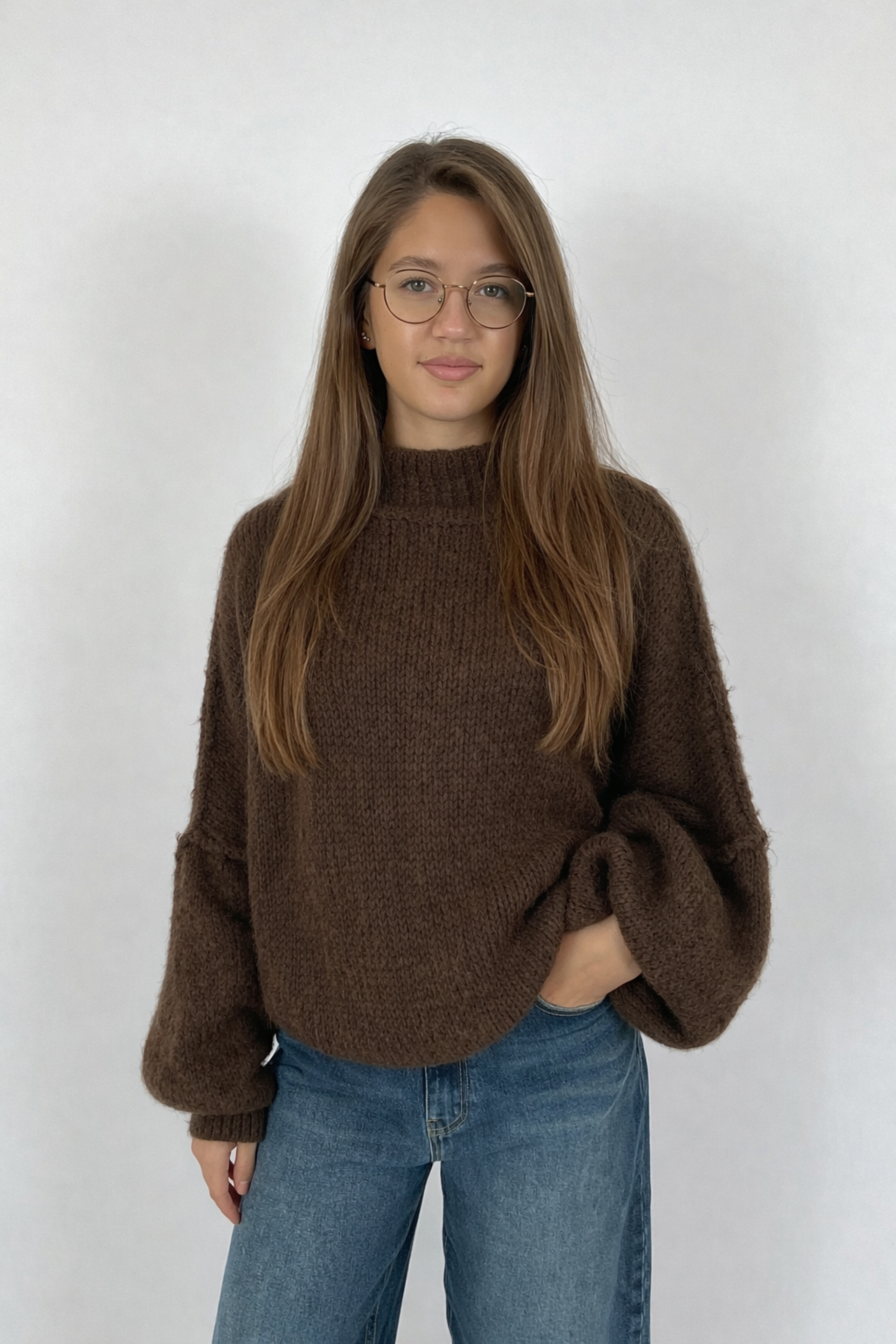 Women’s Oversized Knit Sweater – Cozy & Chunky with a Relaxed Fit