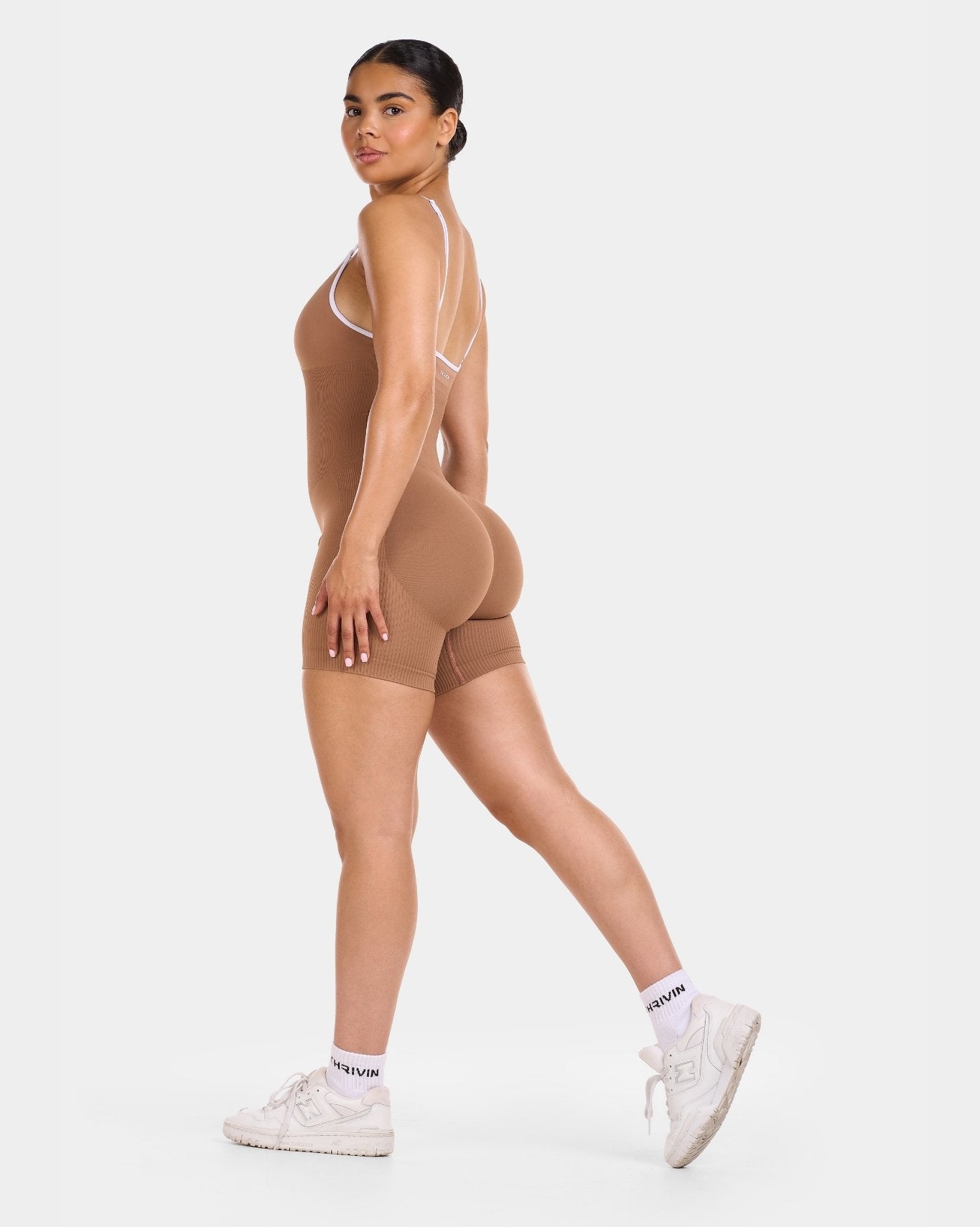 Hotline Multi-Way Sculpt Seamless Bodysuit | Caramel