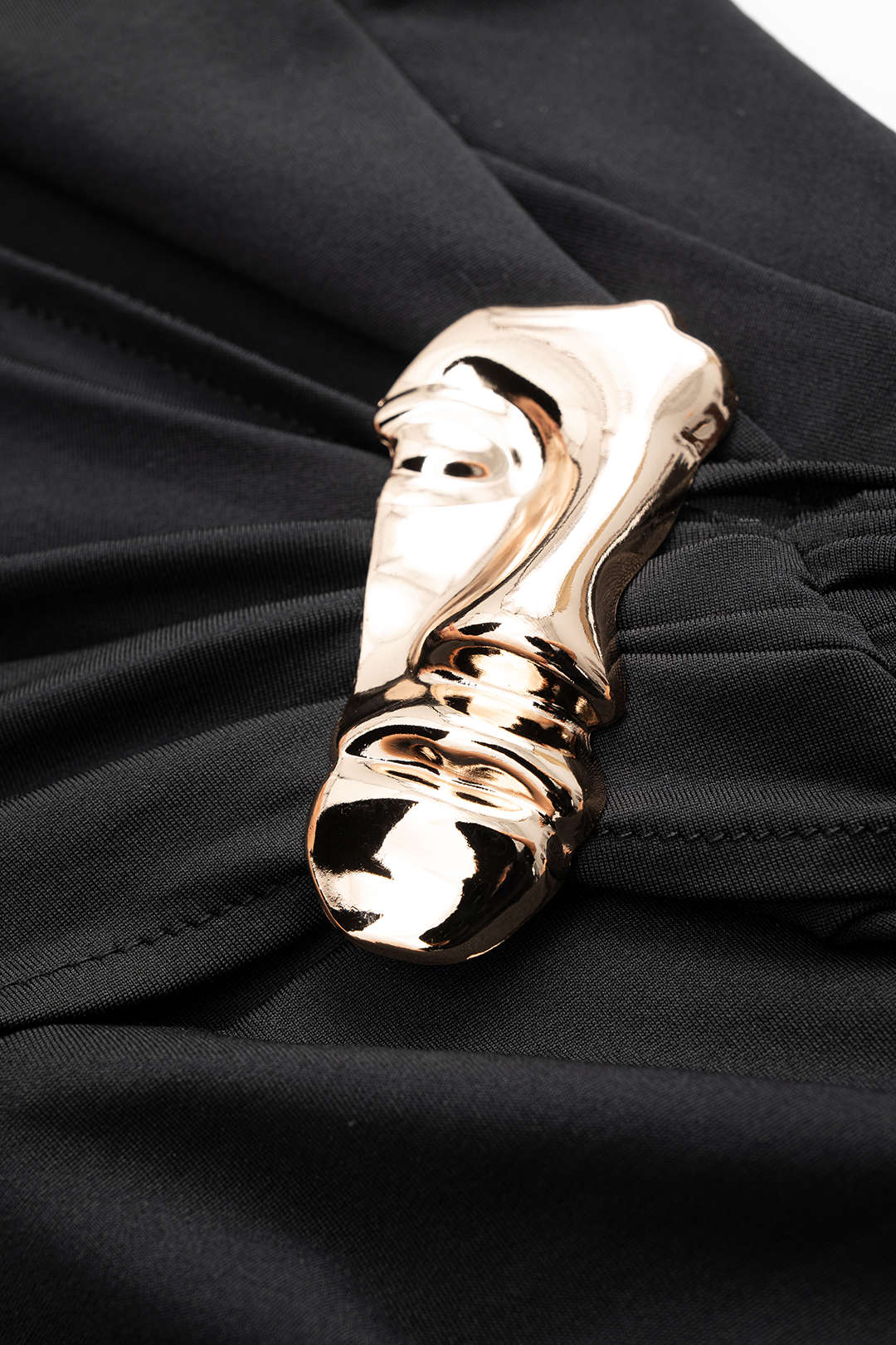 Asymmetrical Irregular Edge Ruched Sleeveless Maxi Dress