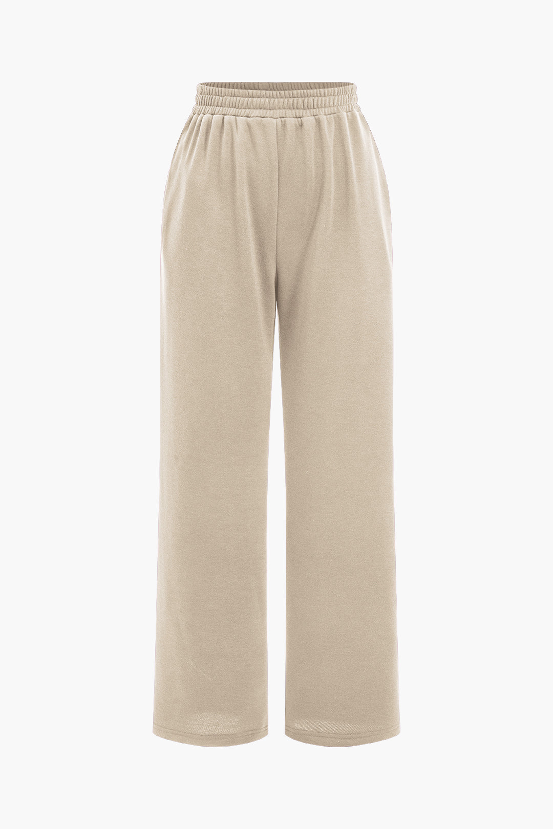 Asymmetric top and pants set