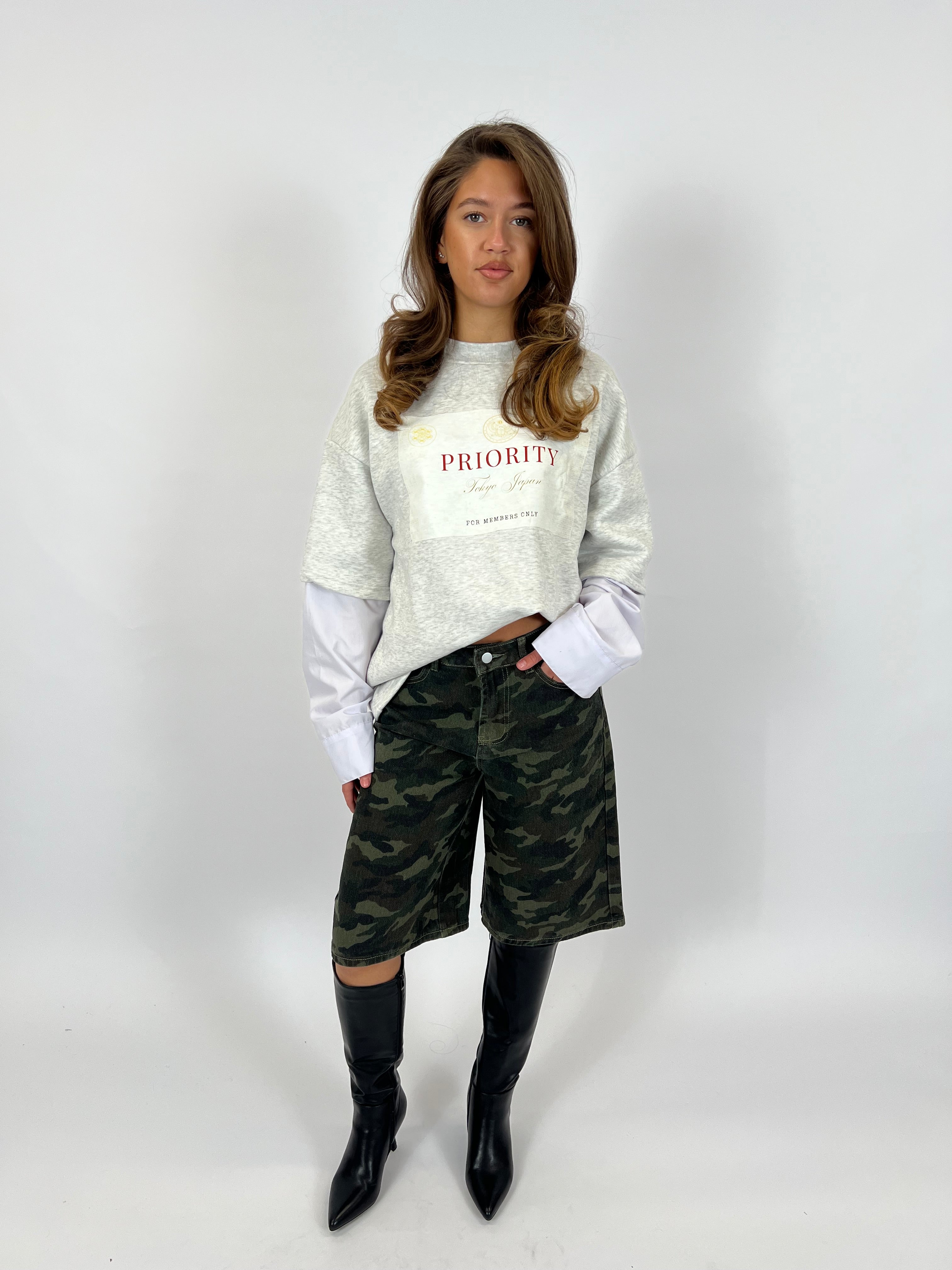 Women’s Camo Cargo Jorts – Stylish & Comfortable Casual Shorts