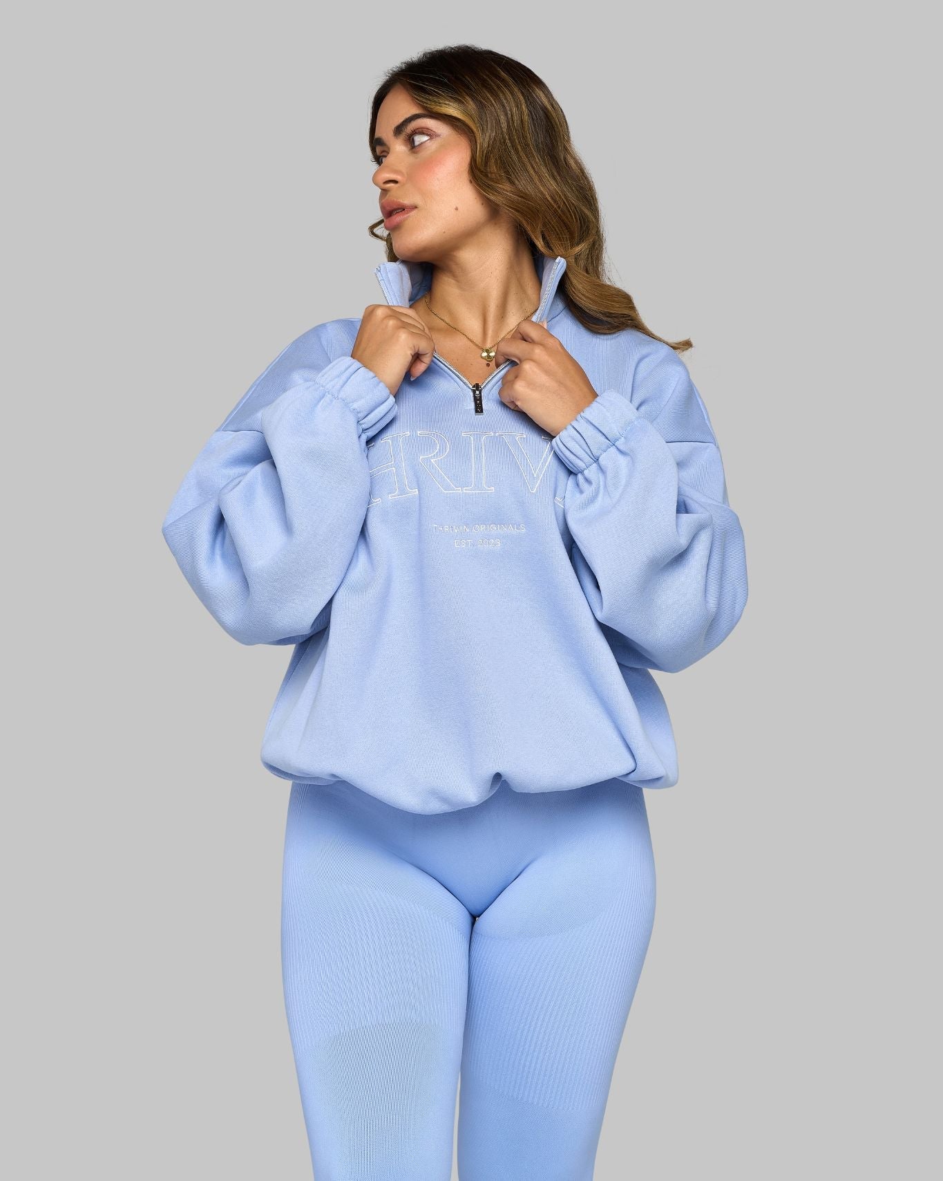 Chiara Original Halfzipper Sweater | Glacier