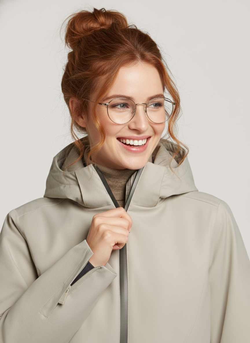 Waterproof Functional Twill Jacket – Stylish & Practical Outdoor Wear