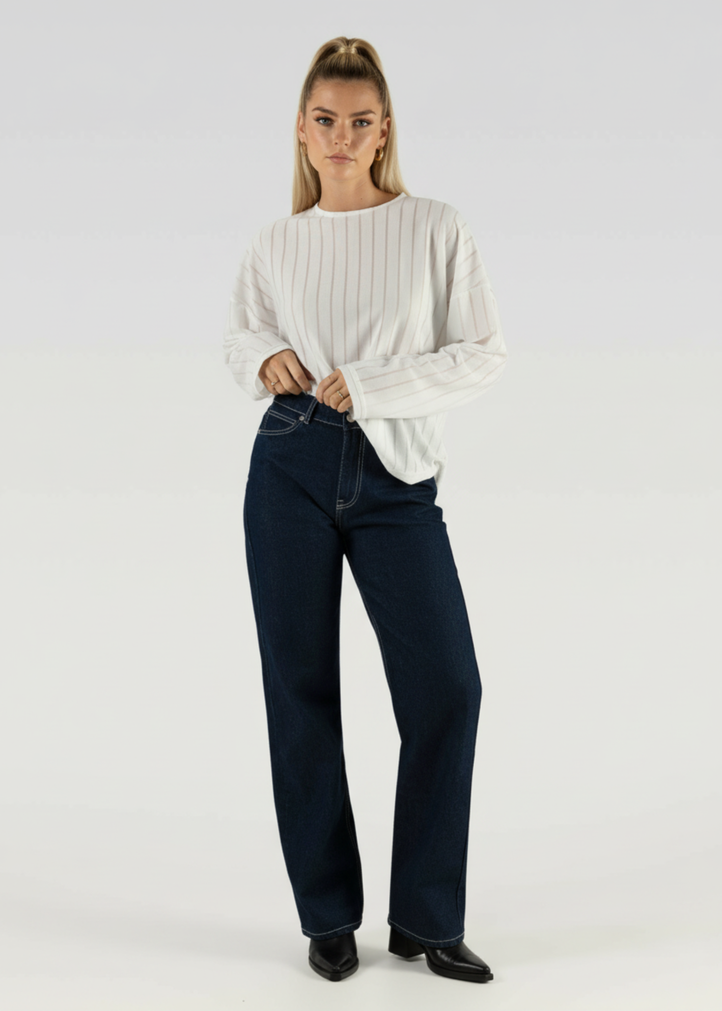 Audrey Oversized Sweater - White