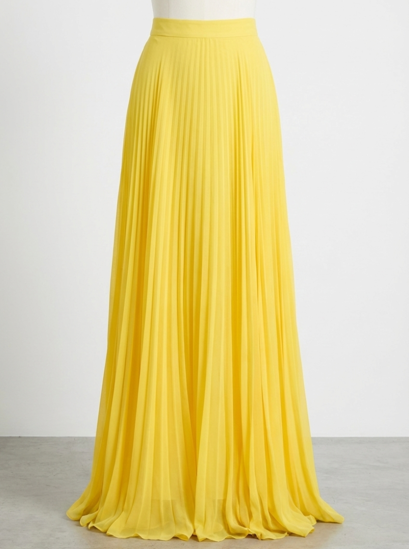 Pleated Skirt - White