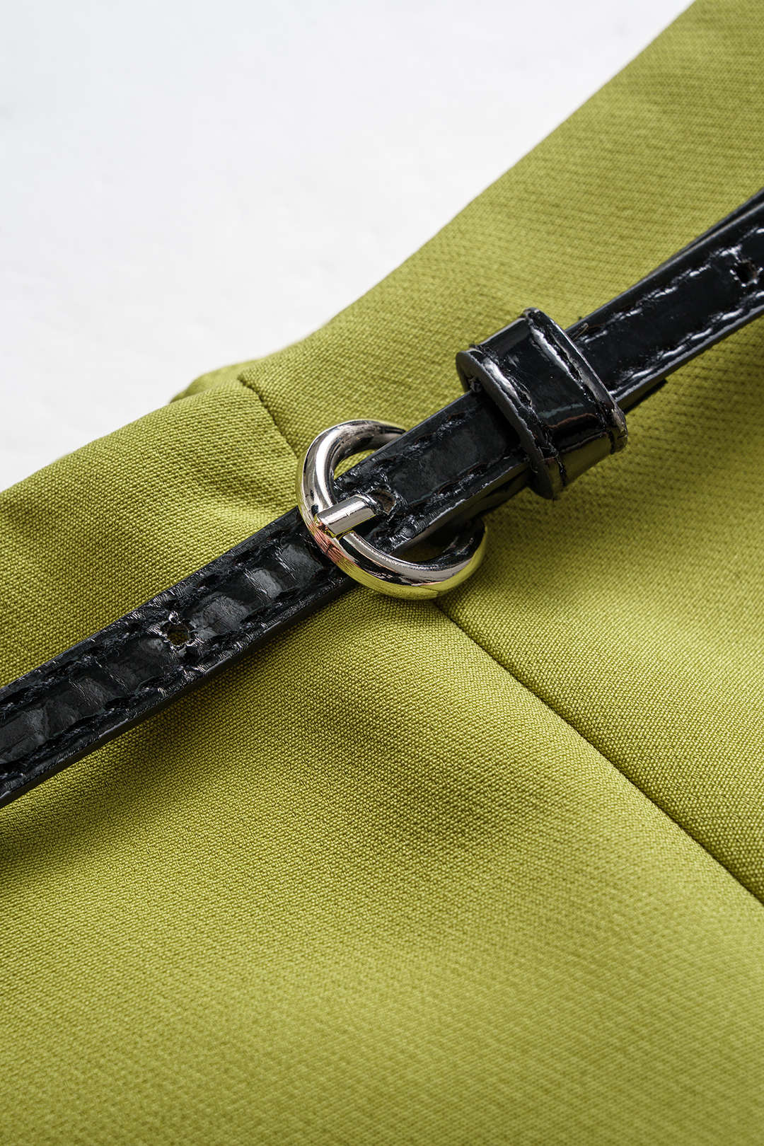 Belted A-Line Mini Skirt