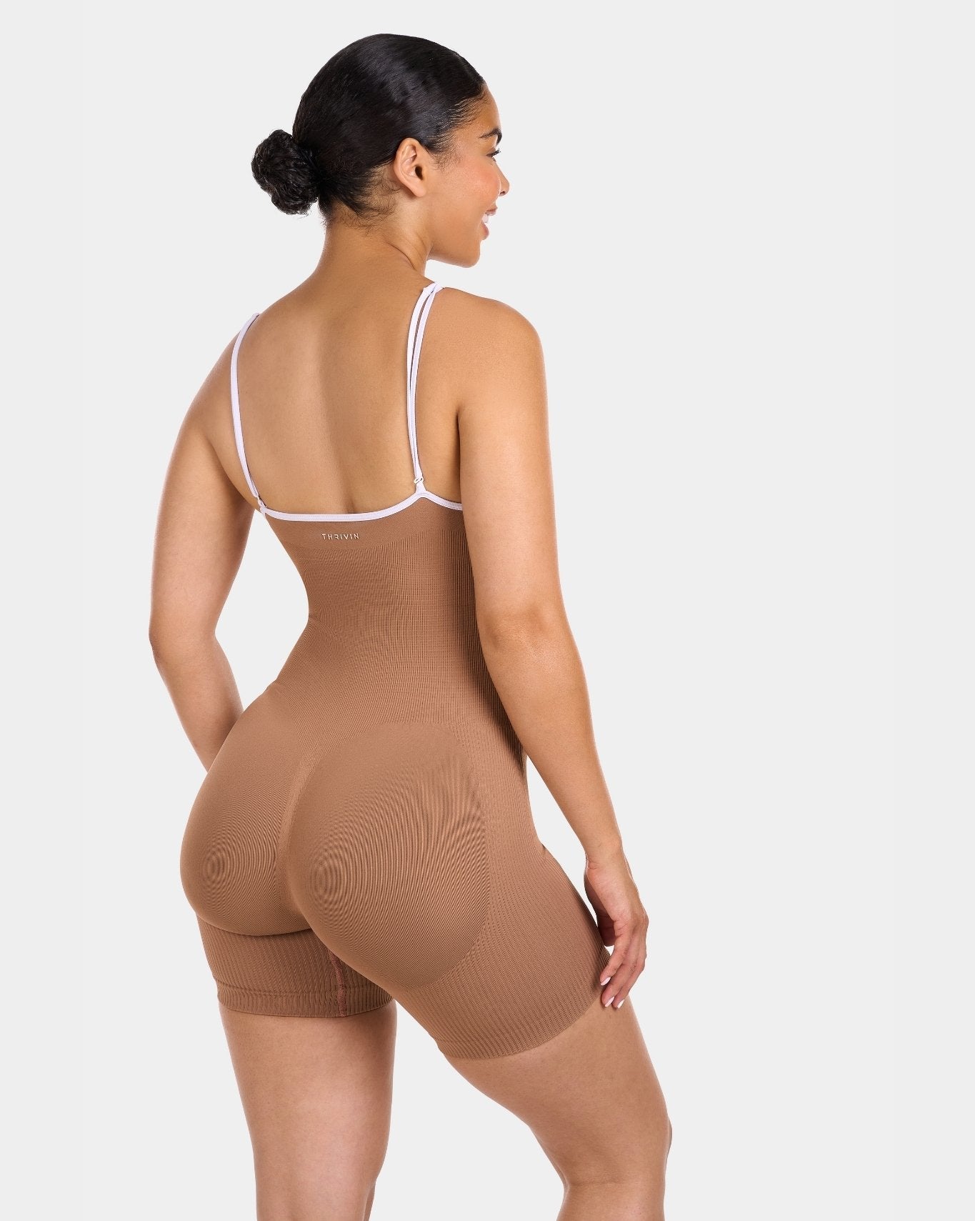 Hotline Multi-Way Sculpt Seamless Bodysuit | Caramel