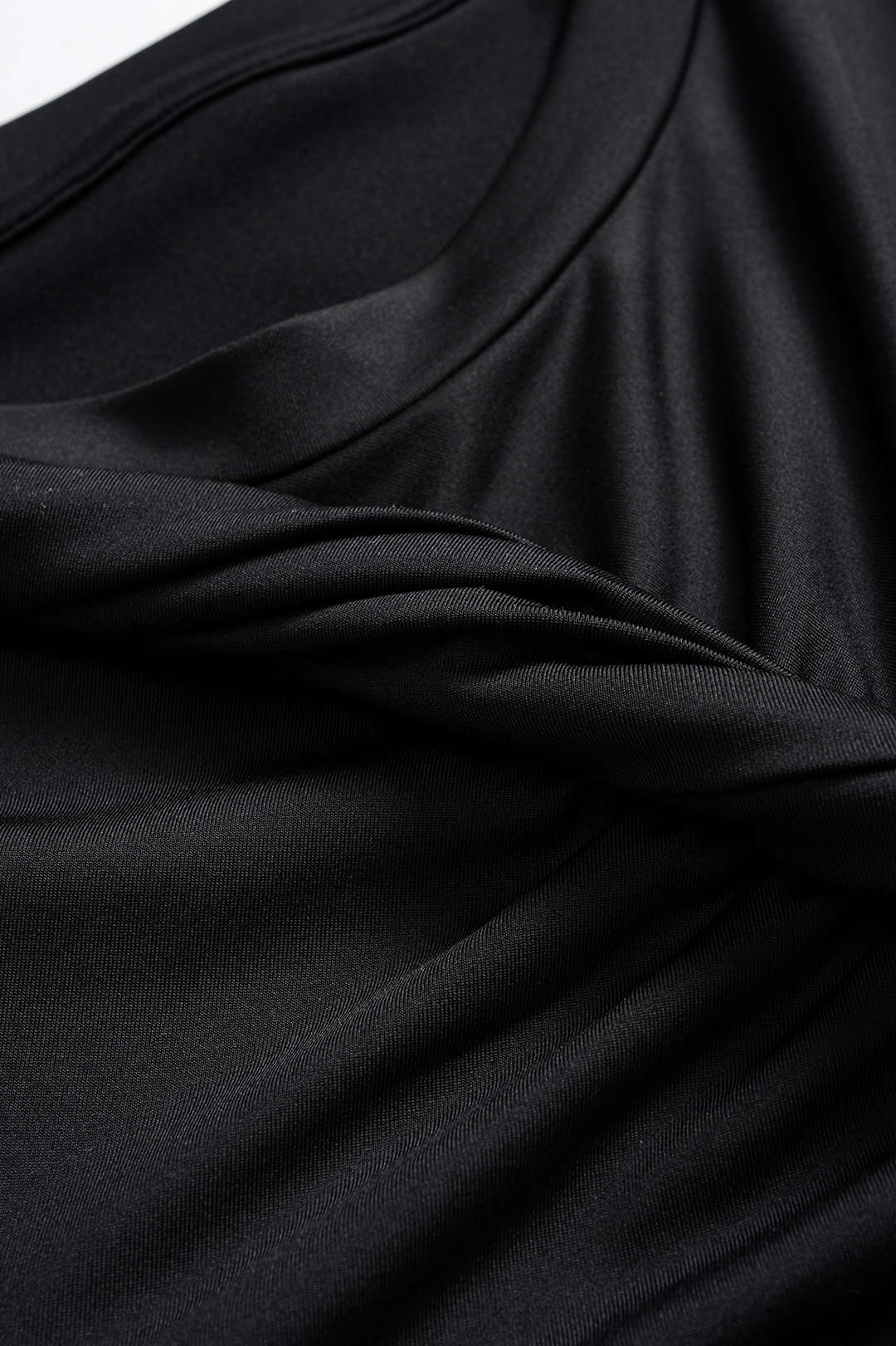 Asymmetrical Twist Knot Short-Sleeve Mini Dress