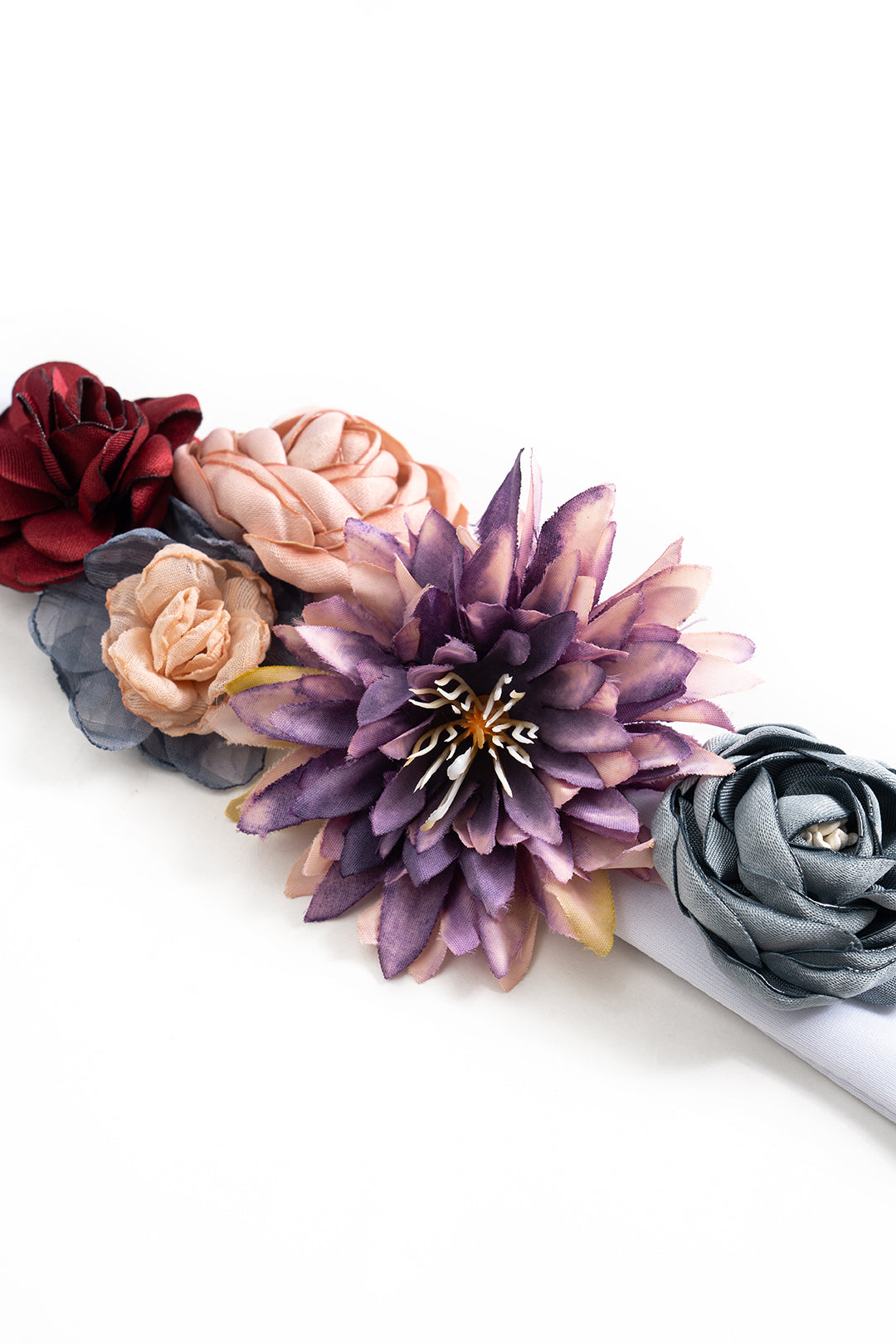 3D Floral One Shoulder Strappy Tie-Up Sleeveless Bodysuit