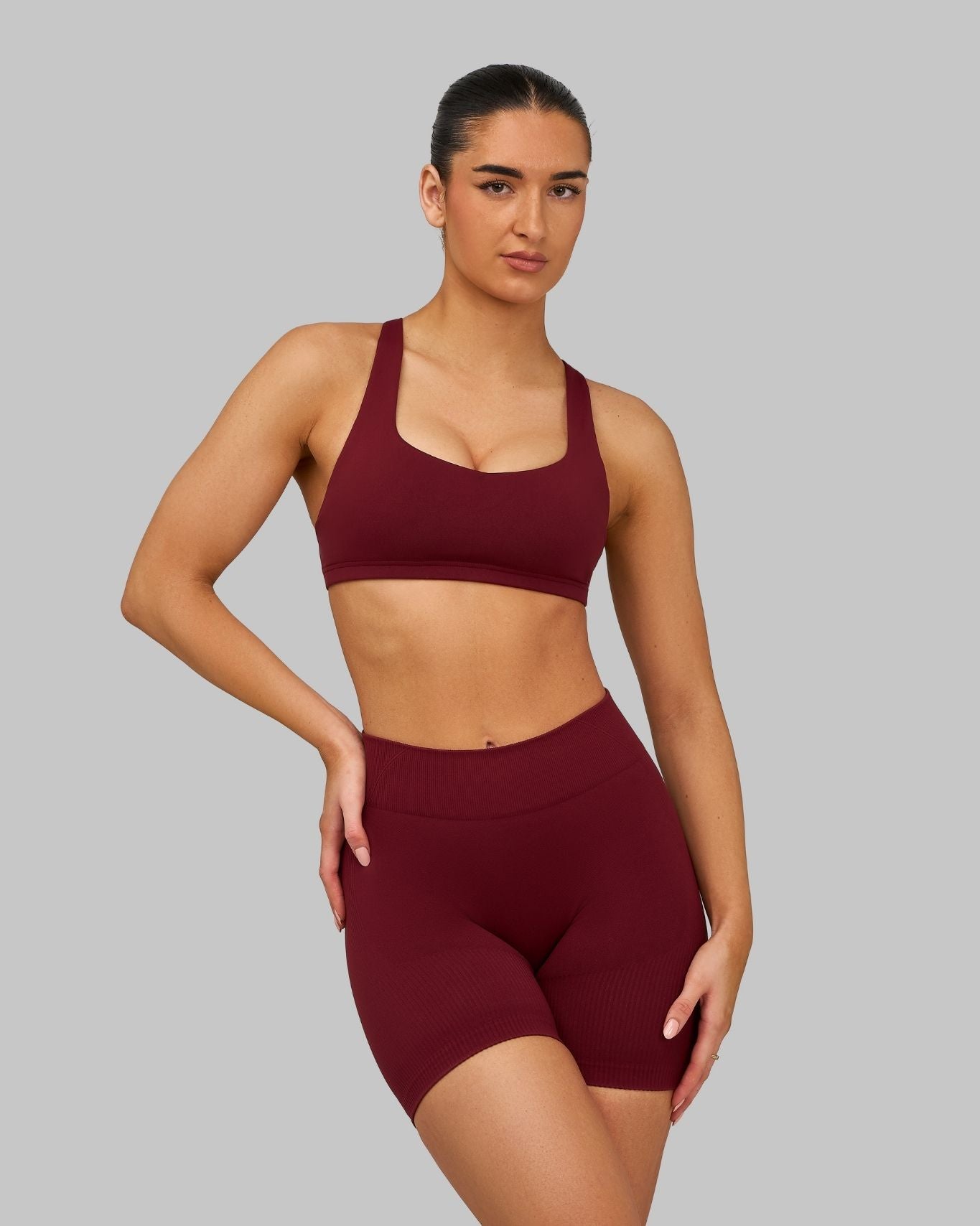 Elevate Medium Impact Bra | Fine Wine