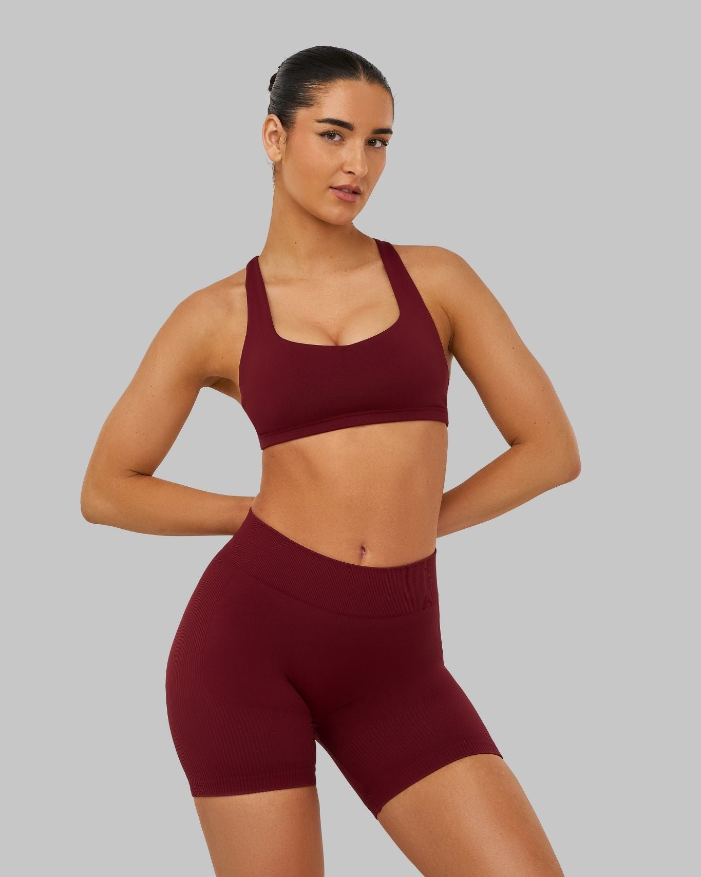 Elevate Medium Impact Bra | Fine Wine