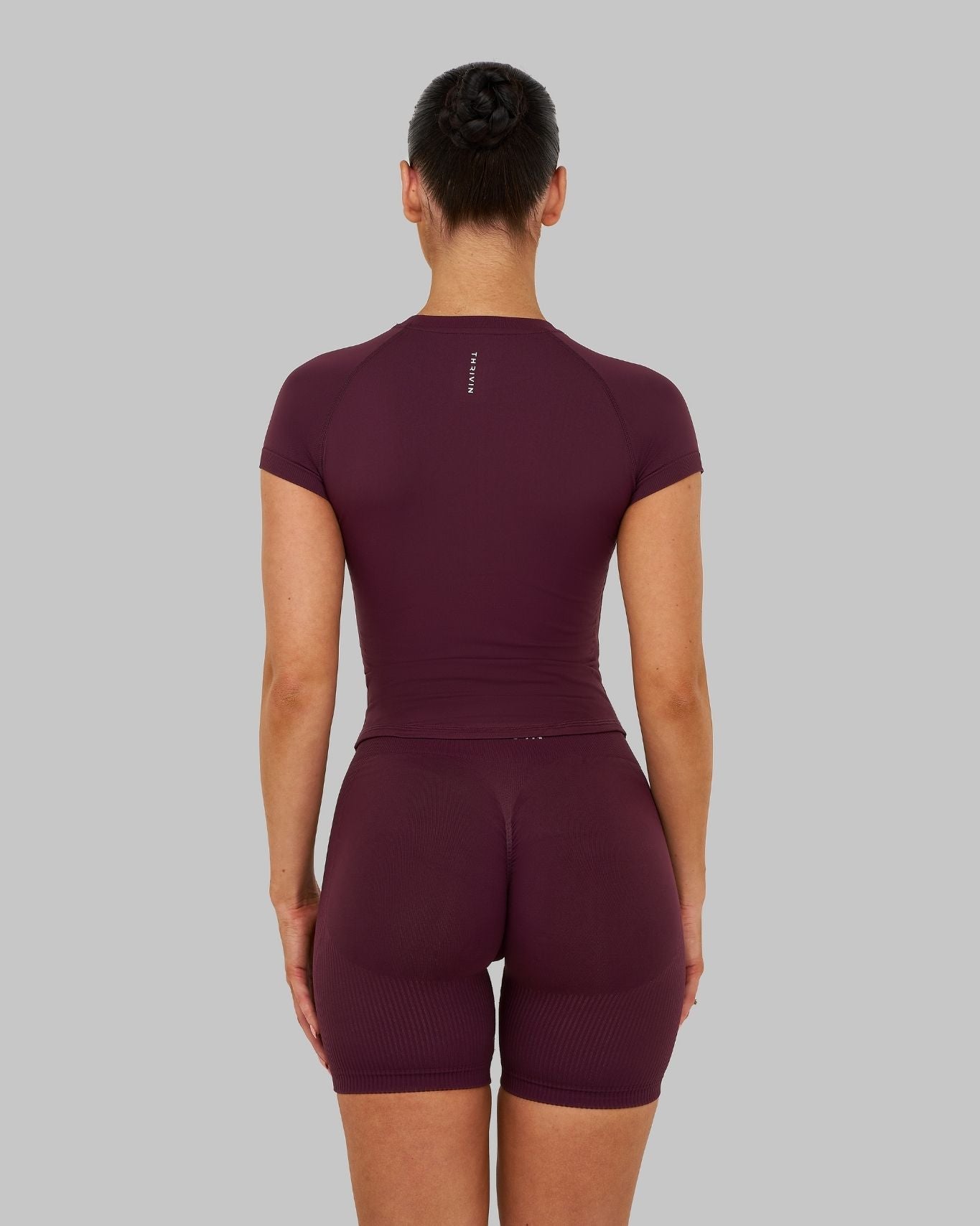 Elevate Compression T-shirt | Winter Plum