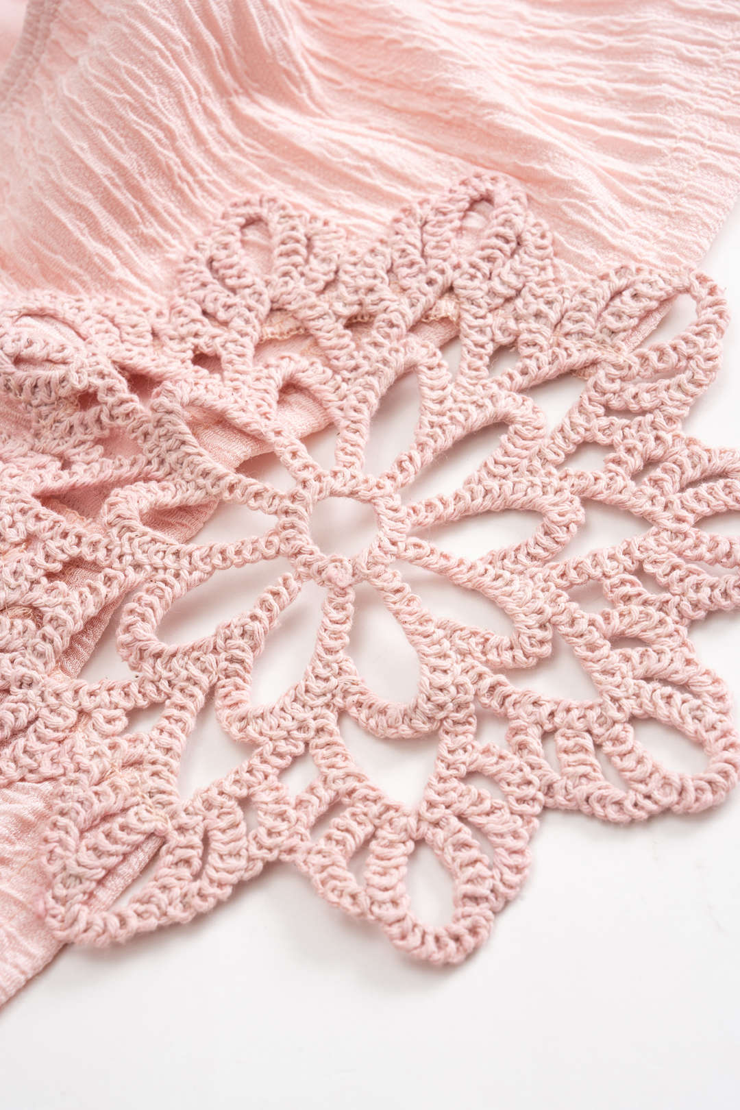 Asymmetrical Flower Applique Tube Top And Wide Leg Pants Set