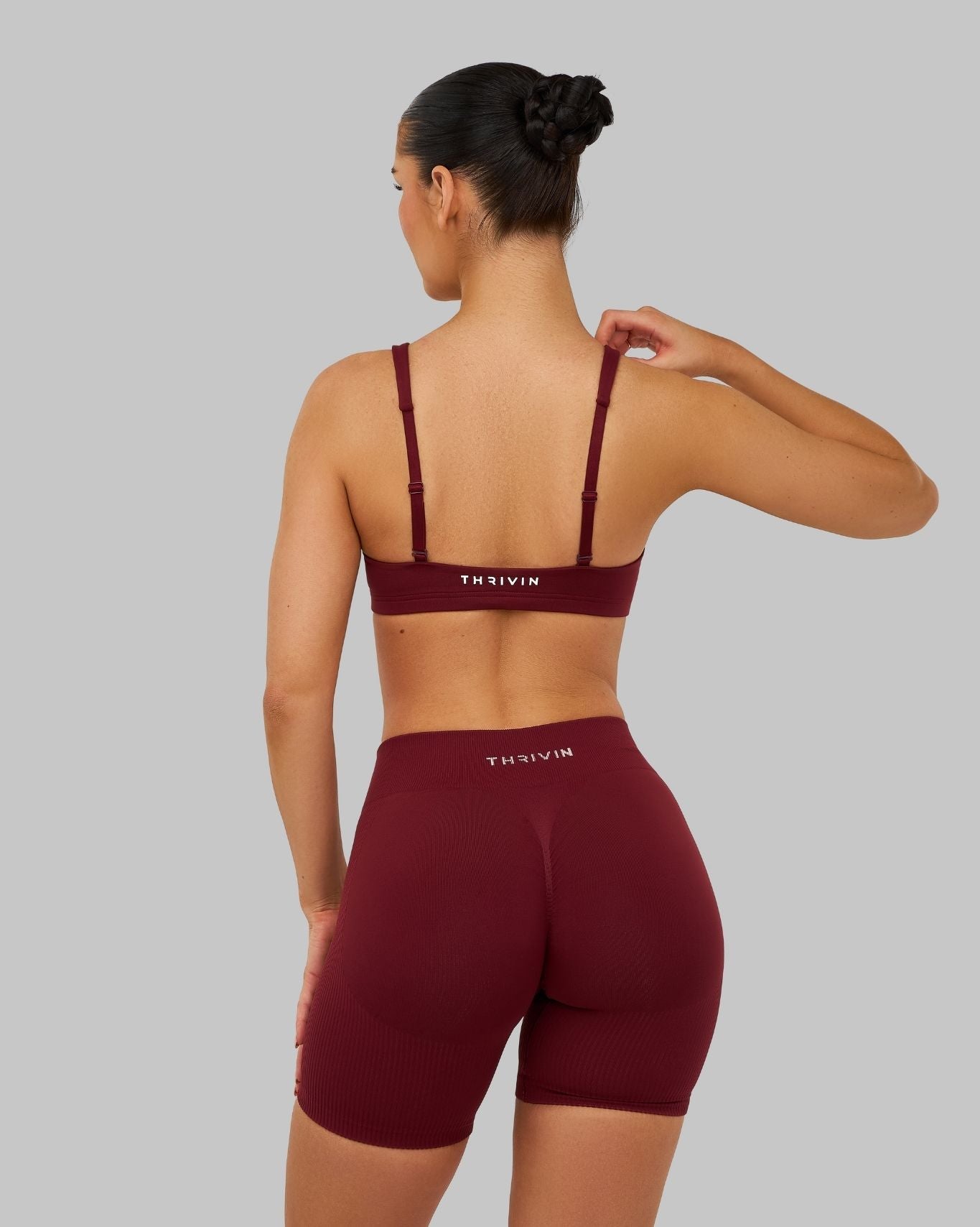 Elevate Medium Impact Bra | Fine Wine