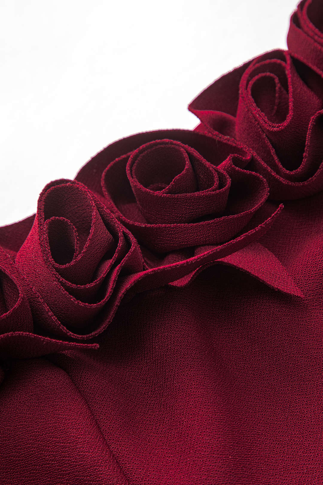 3D Floral Zipper Slip Mini Dress