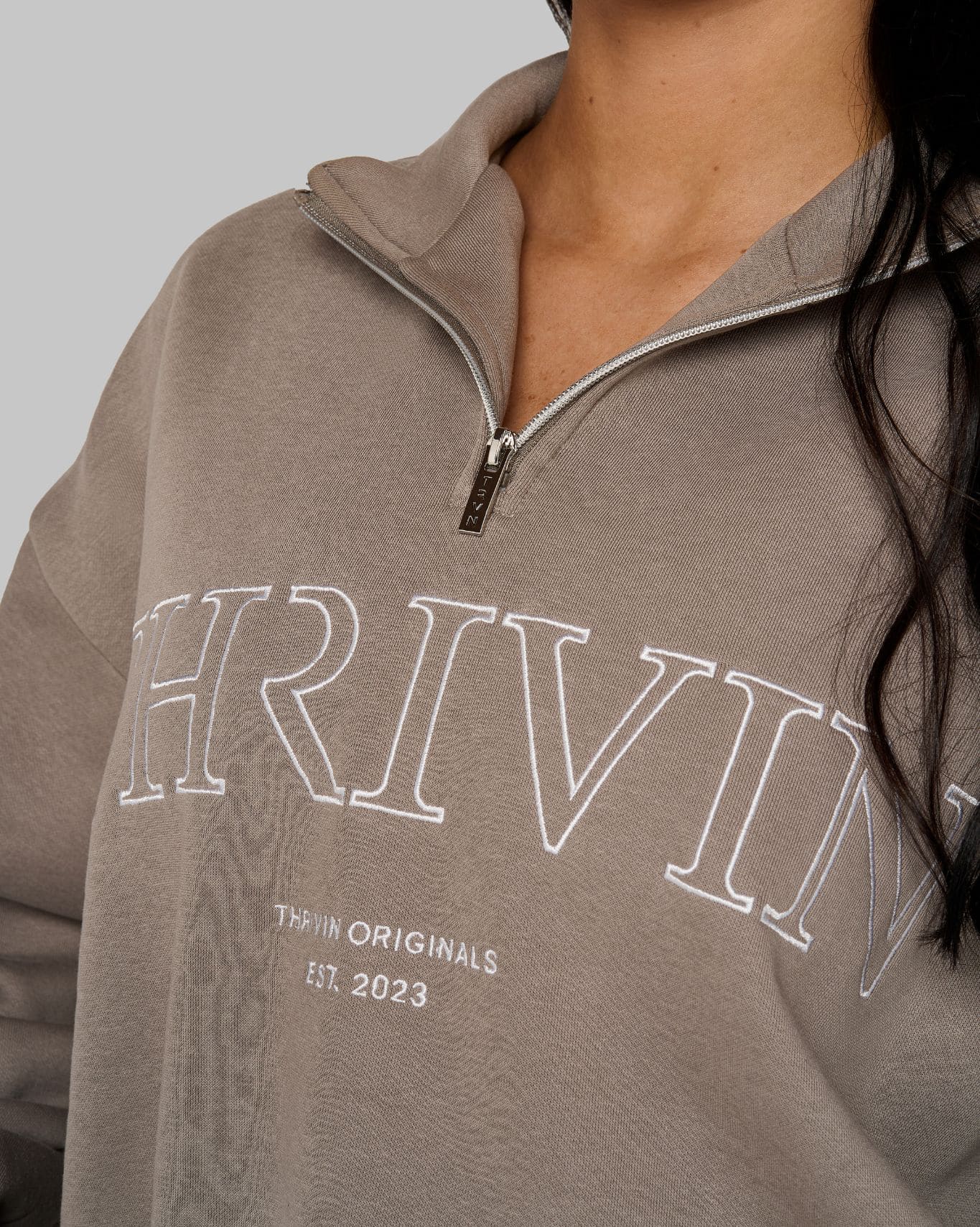 Original Halfzipper Sweater | Latte