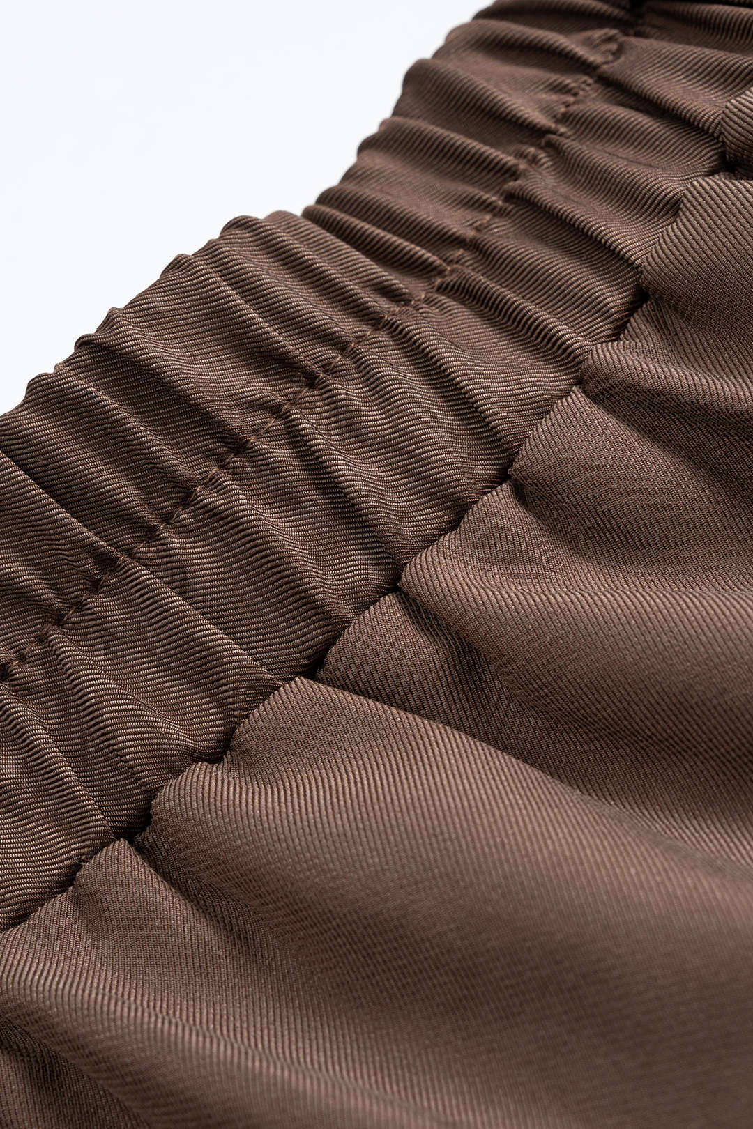 Belted Puff Mini Skirt