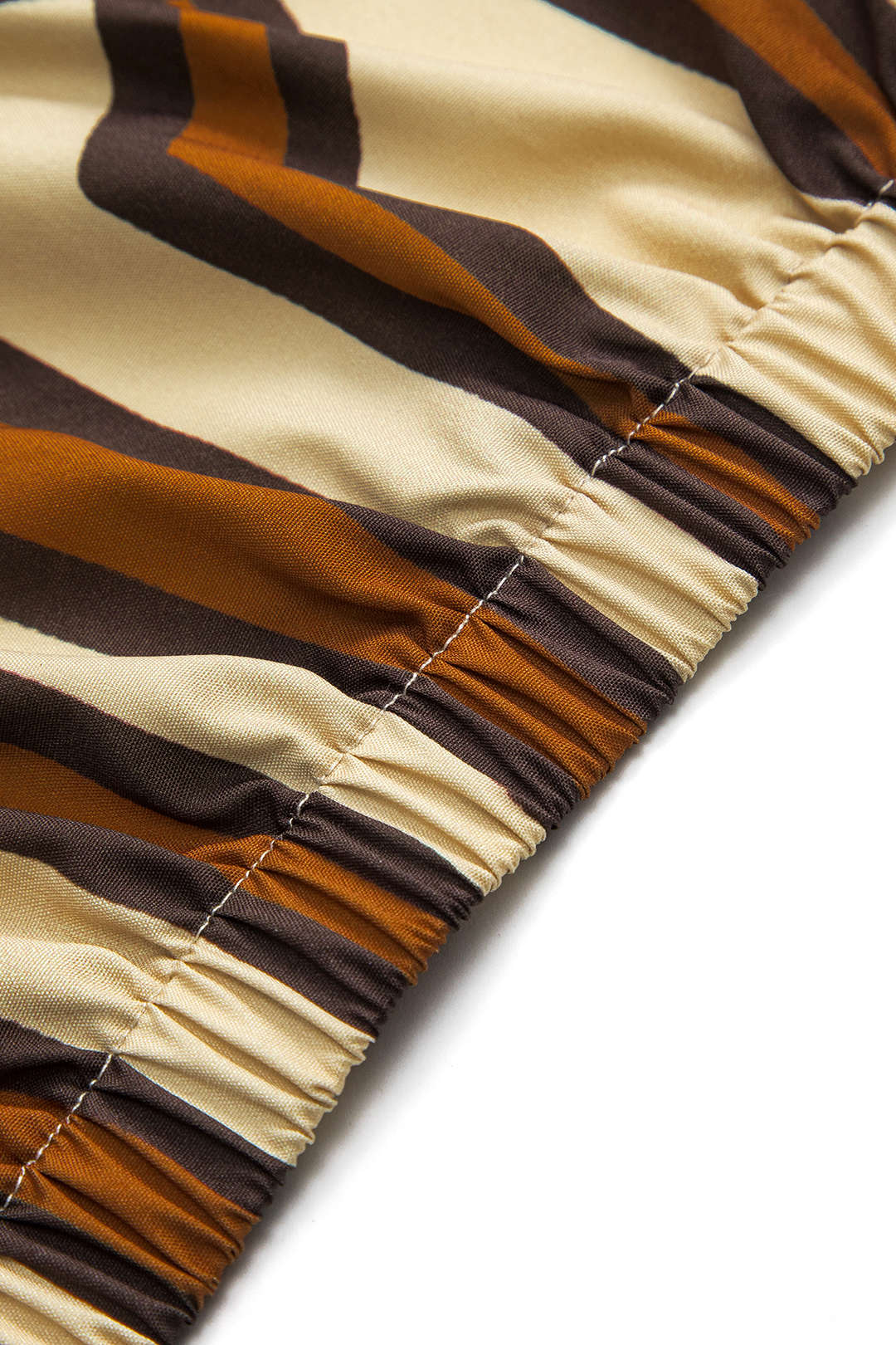 Bohemian print tie front short sleeve shirt