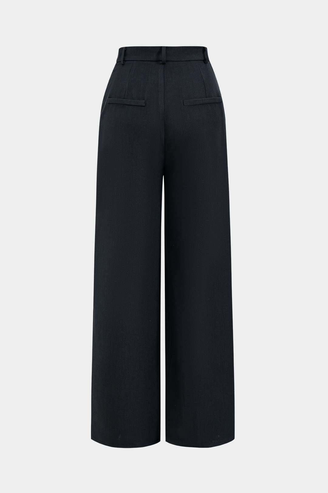 Asymmetrical leg trousers