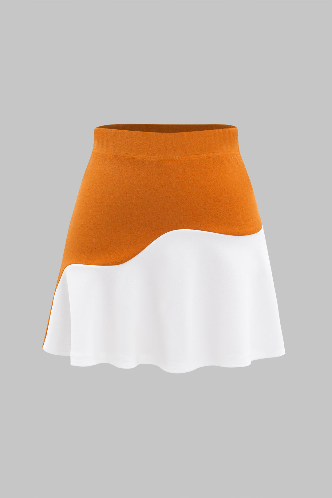 Asymmetrical patchwork skirt