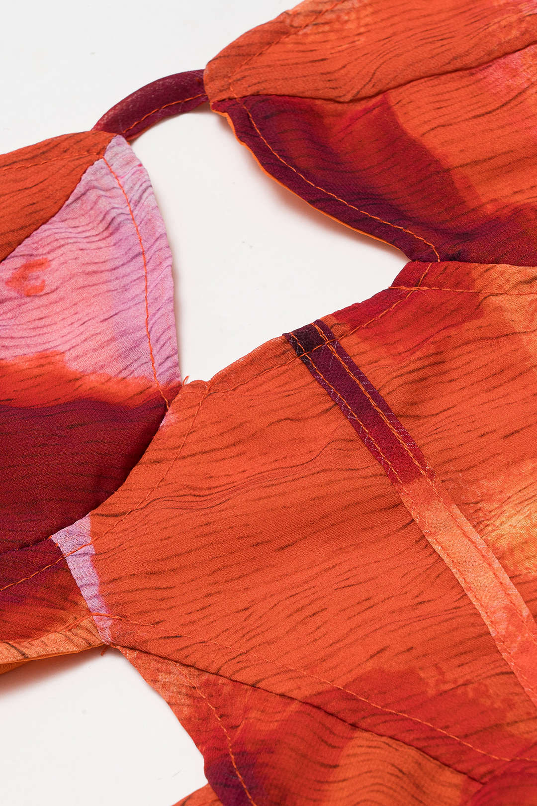 Summary Print Tank Sleeveless Midi Dress