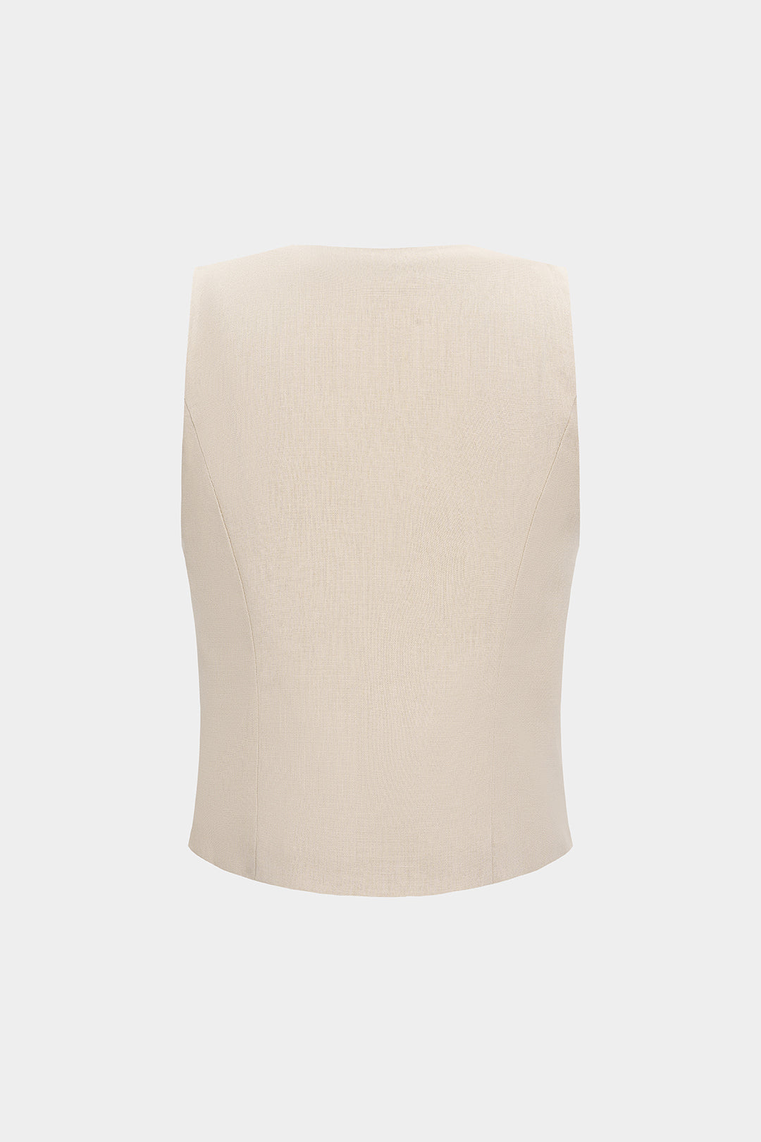 Beaded Tie Front Blended Vest