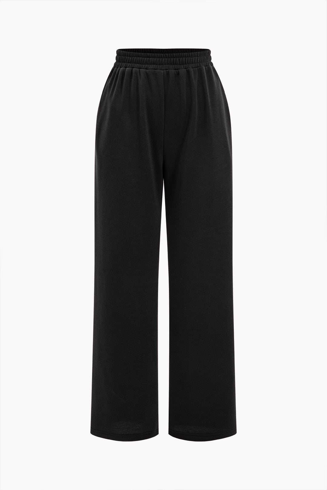 Asymmetric top and pants set