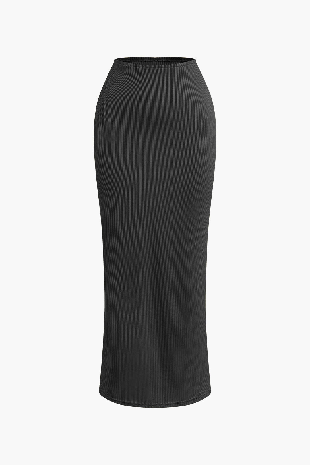 Asymmetric twist top and high-waisted maxi skirt set