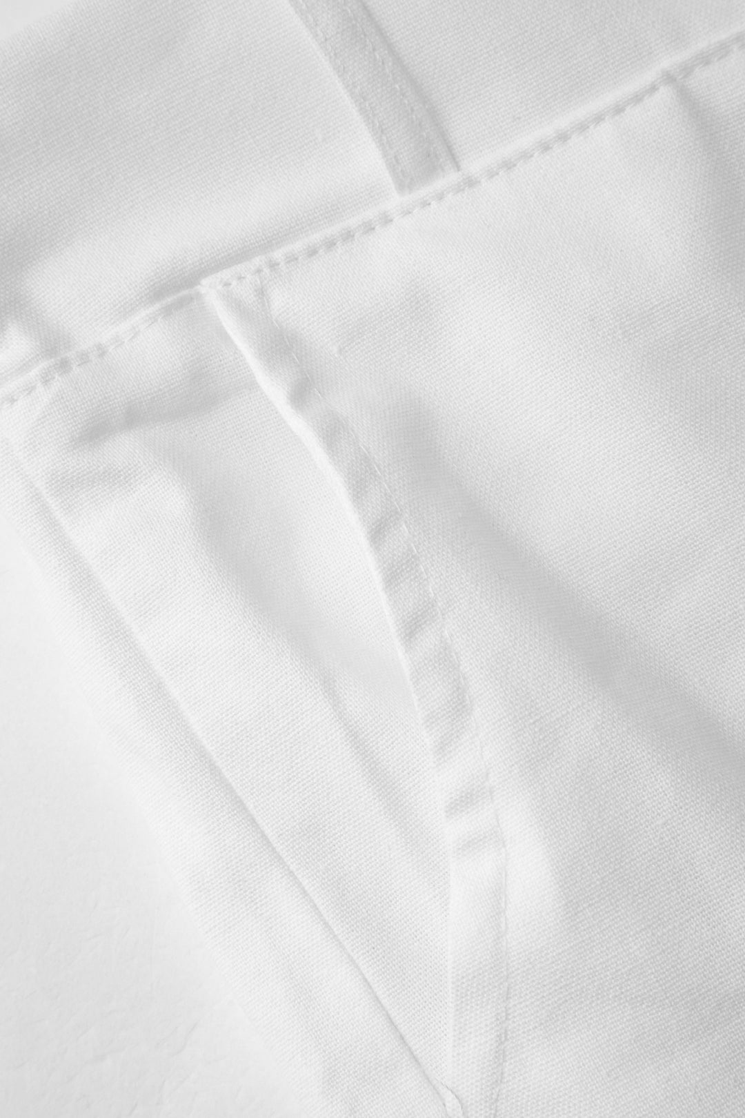 Basic linen mix trousers with straight legs