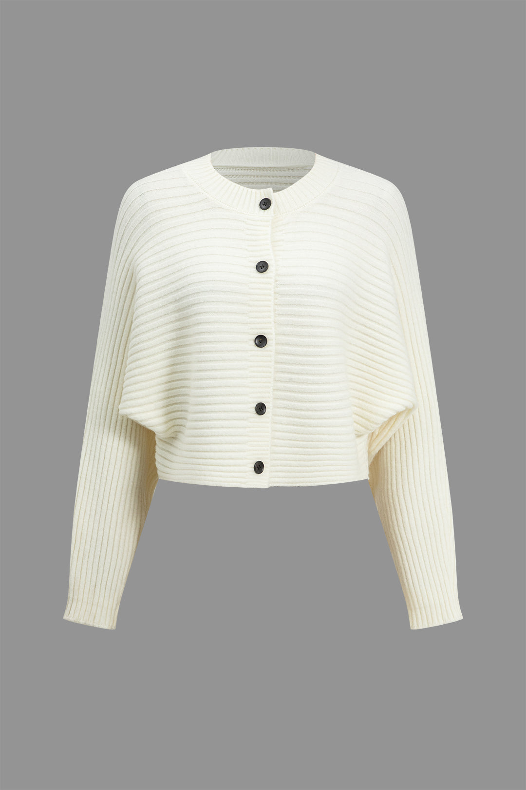 Basic Solid Sweater Long-Sleeve Top