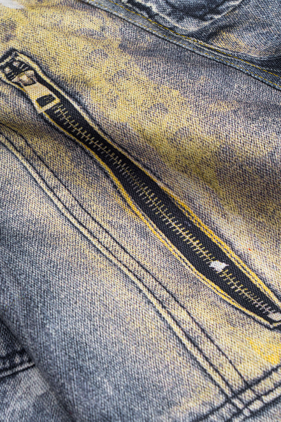 Abstract print Pocket Barrel pants