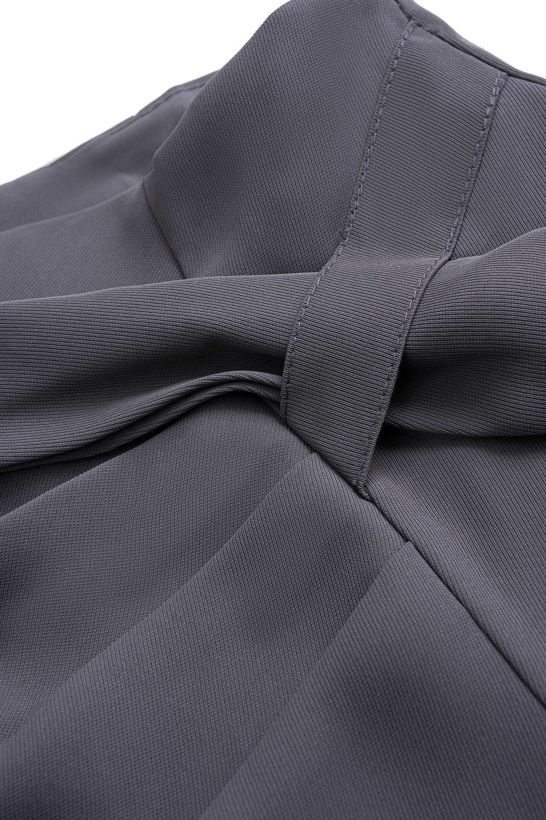 Asymmetrical Ruched Zipper Strappy Split Skirt