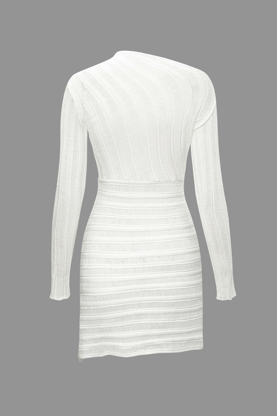 Women’s Elegant Ribbed Knit Dress – Sleek, Sculpting & Chic Evening Wear