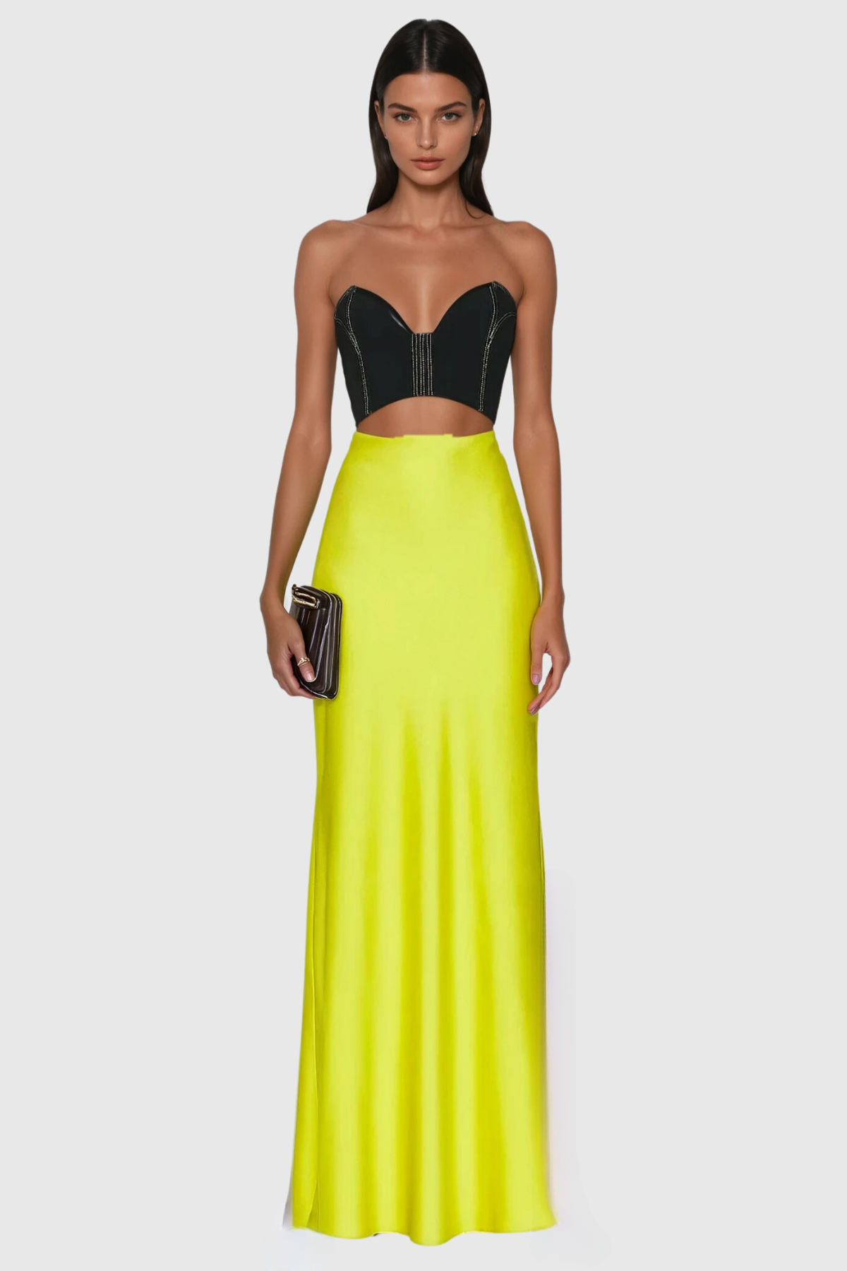 Anemone Strapless Cutout Maxi Dress