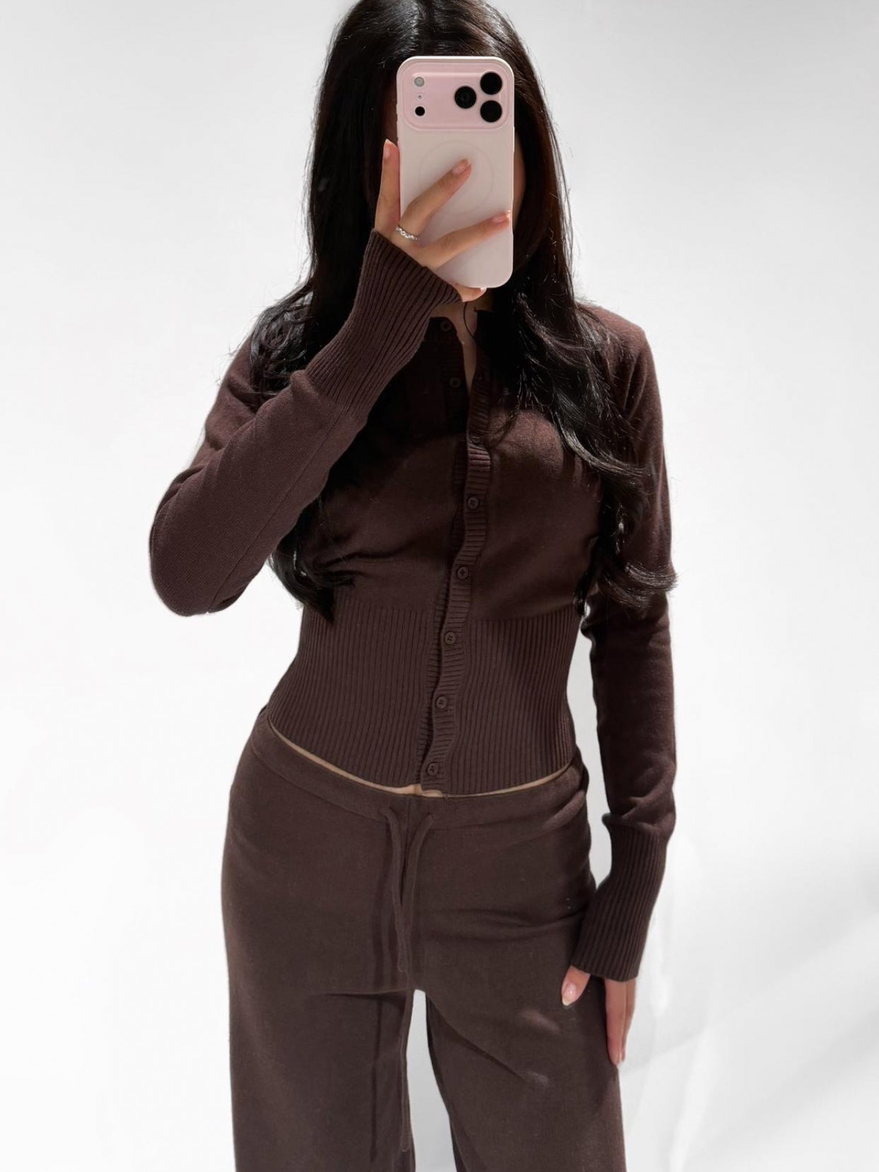 Women’s Mid-Waist Comfy Trousers – Soft & Stylish Fit