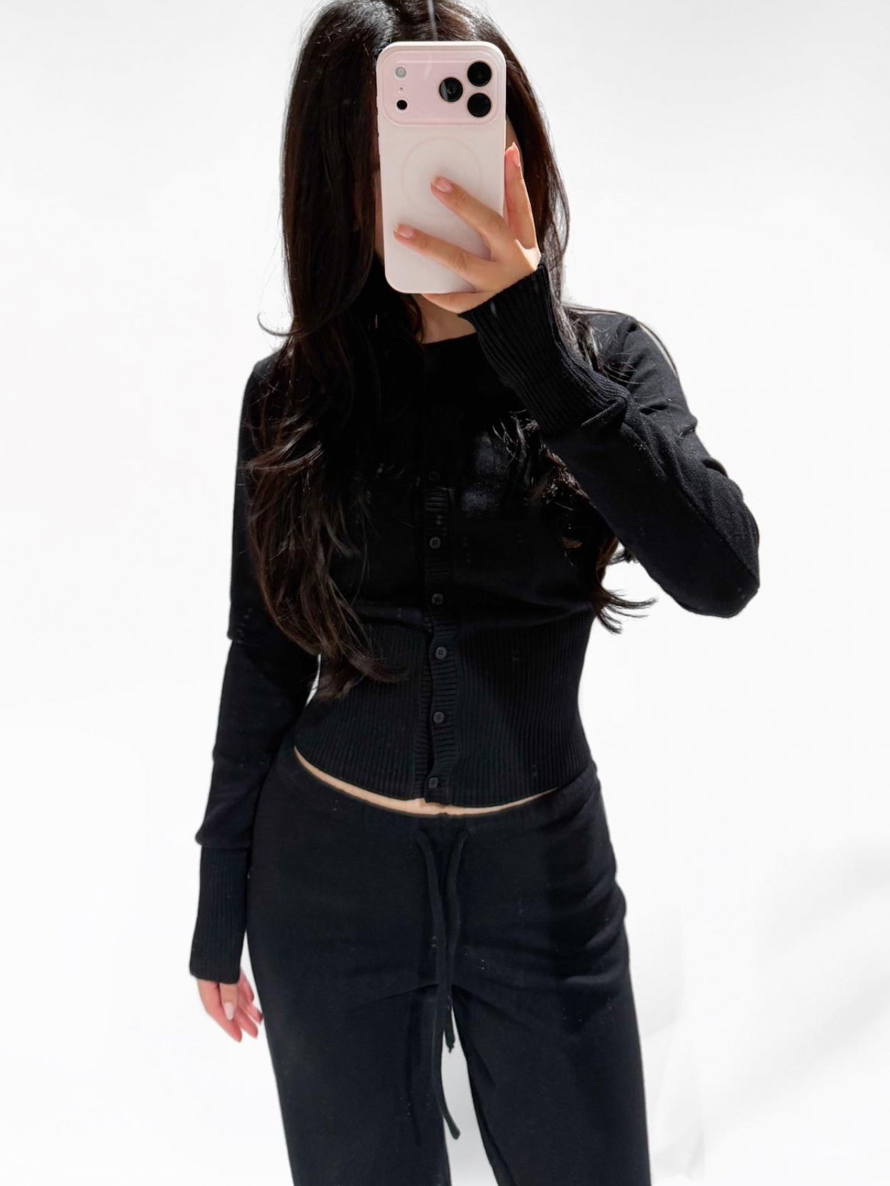 Women’s Mid-Waist Comfy Trousers – Soft & Stylish Fit