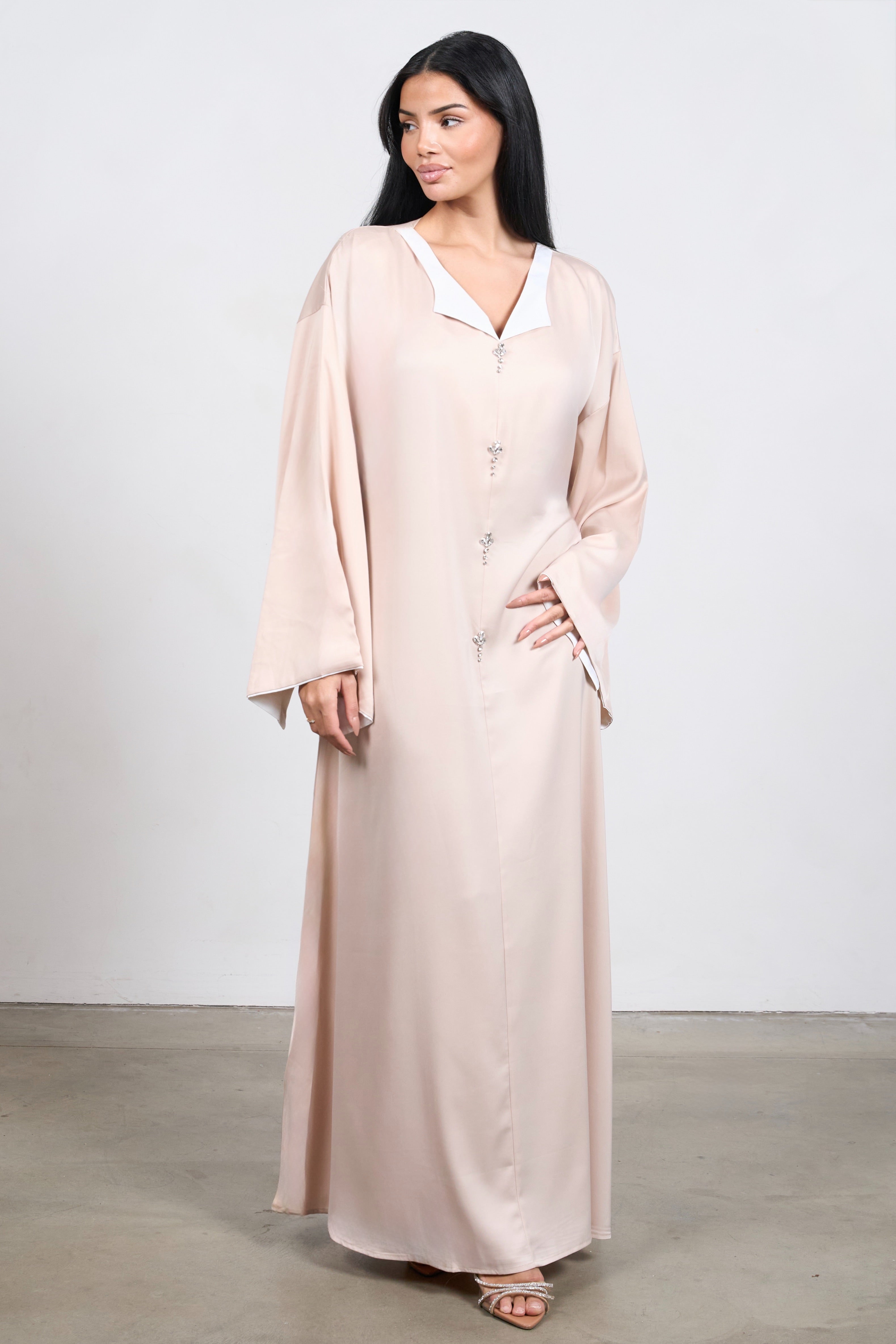 Harmony Kaftan Dress – Elegant Belted Kaftan for Women