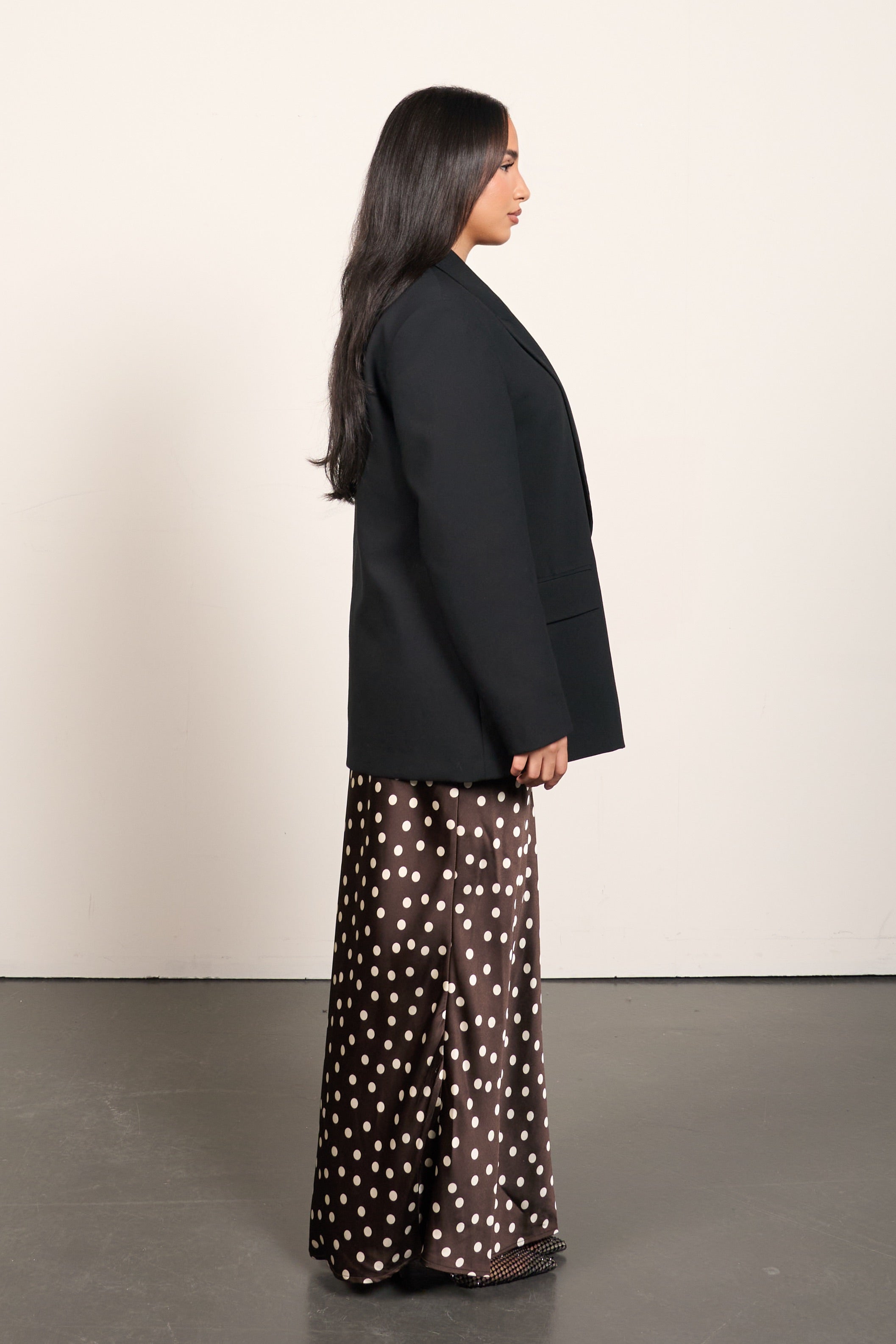 Polka Dot Maxi Skirt – Flowing Women’s Skirt for Everyday Elegance