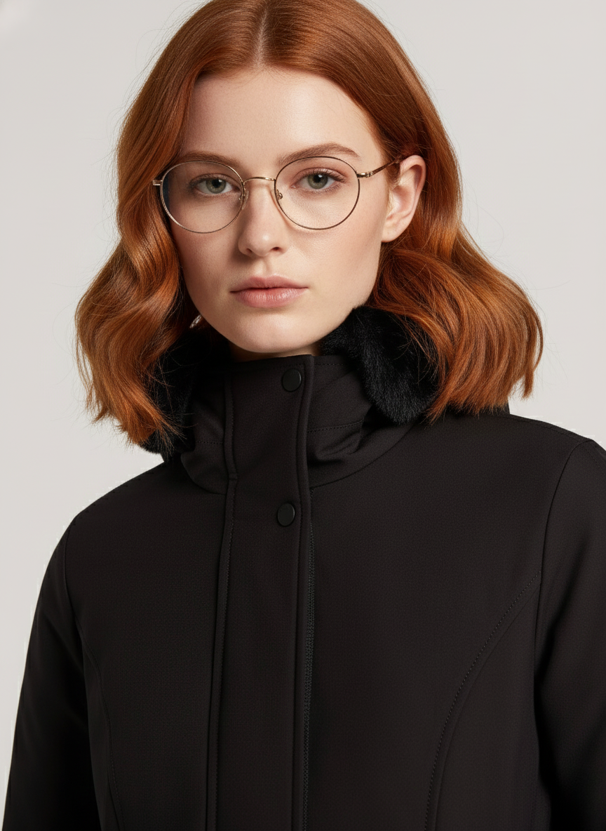 Slim-Fit LAHJA Parka – Waterproof, Windproof & Stylish Winter Outerwear | BLACK 3